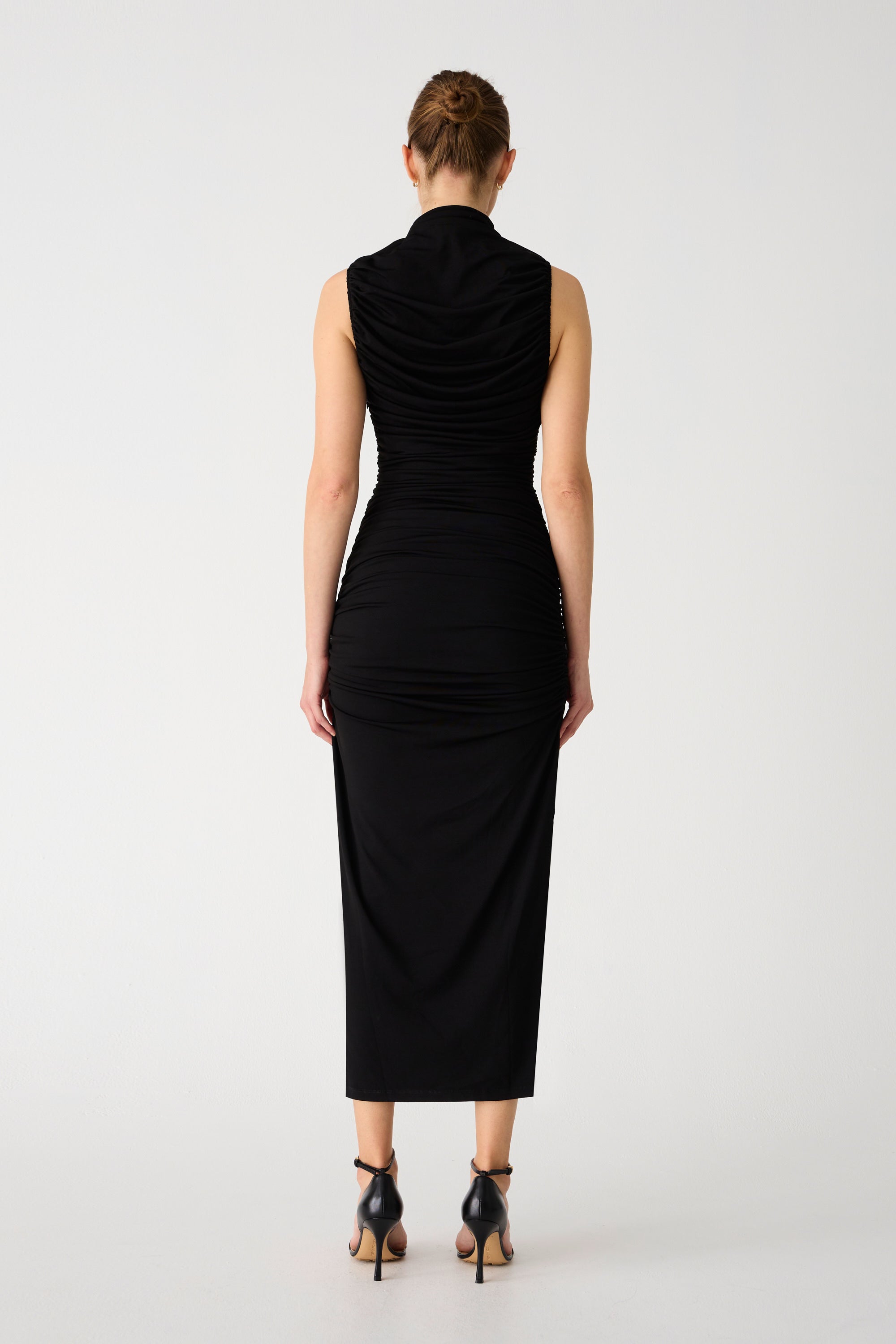 FRANKIE MATTE JERSEY MIDI DRESS