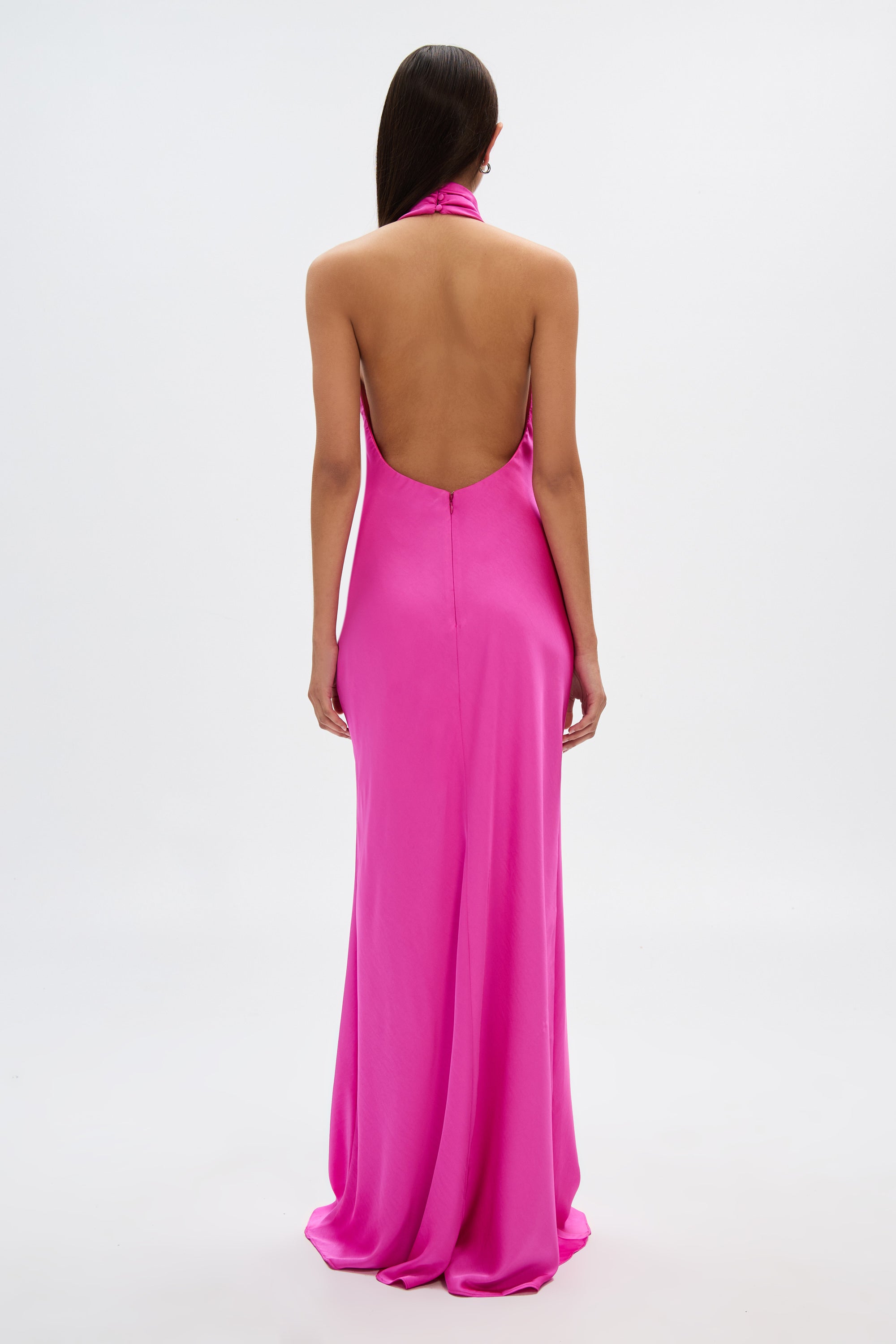 THE EVIANNA SATIN DRESS