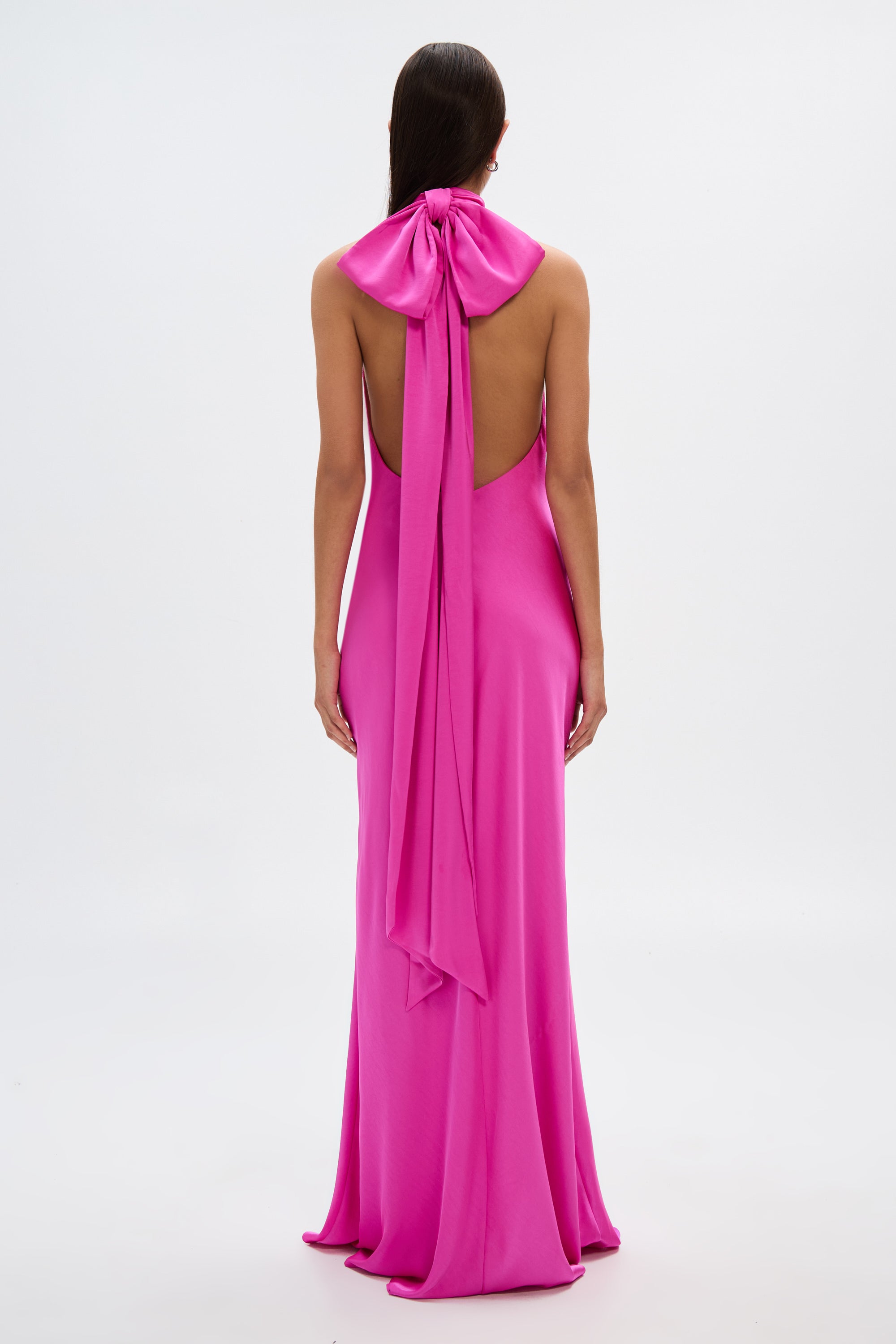 THE EVIANNA SATIN DRESS