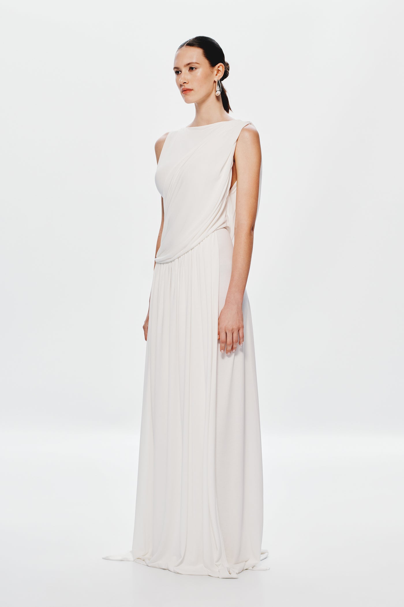 THE WATERFALL CUPRO DRESS