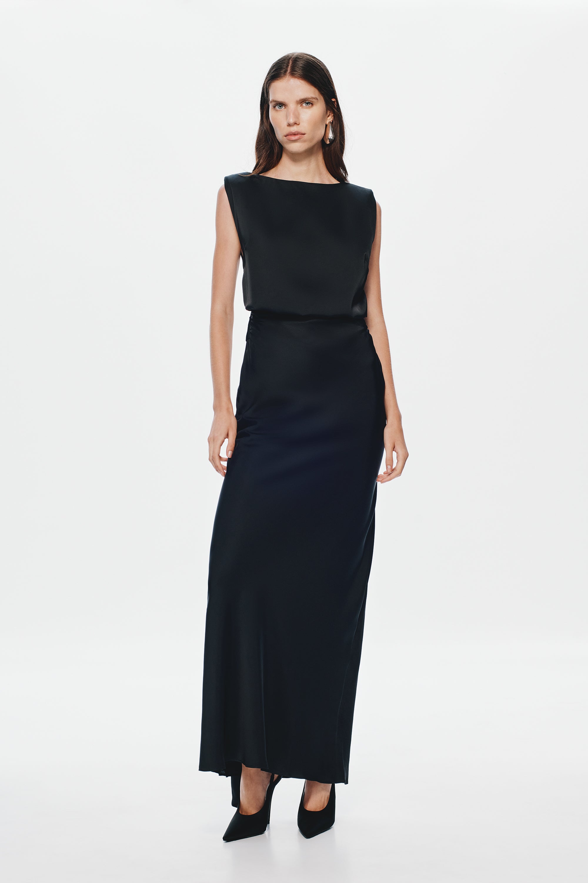 THE 'ROCKY' SATIN DRESS