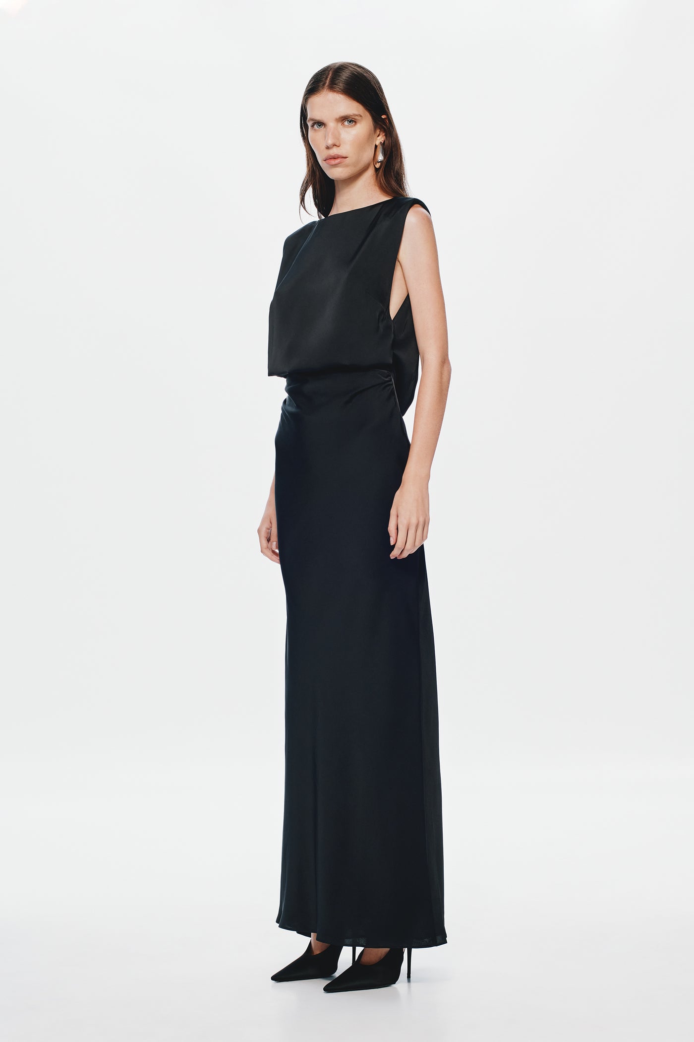 THE 'ROCKY' SATIN DRESS