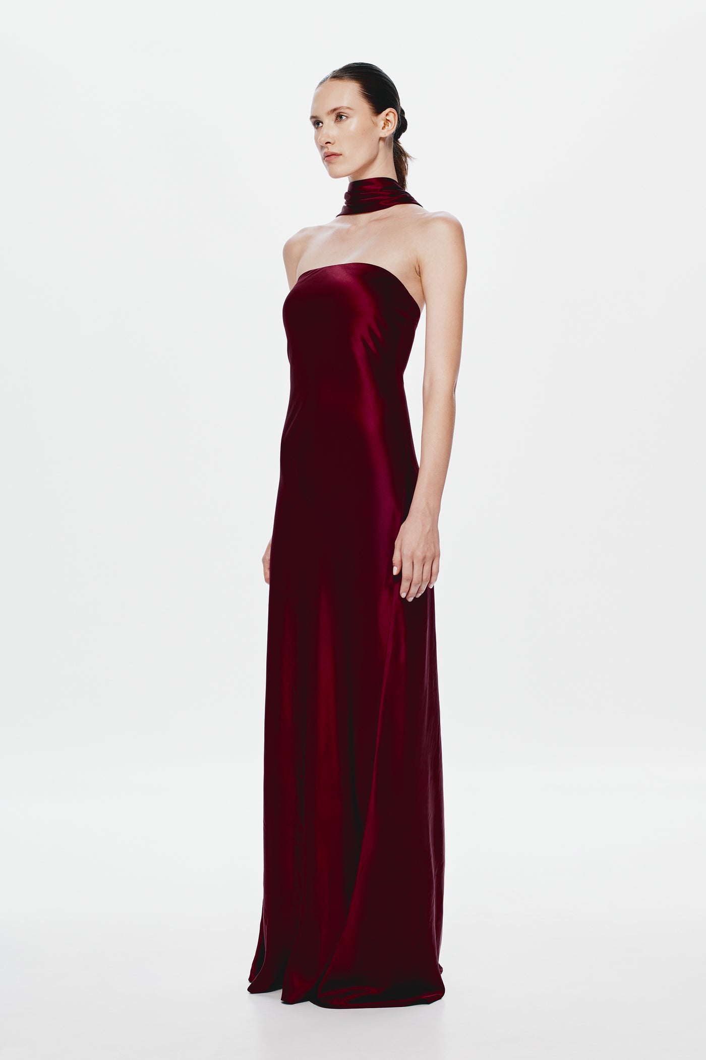 THE LILIA SATIN DRESS