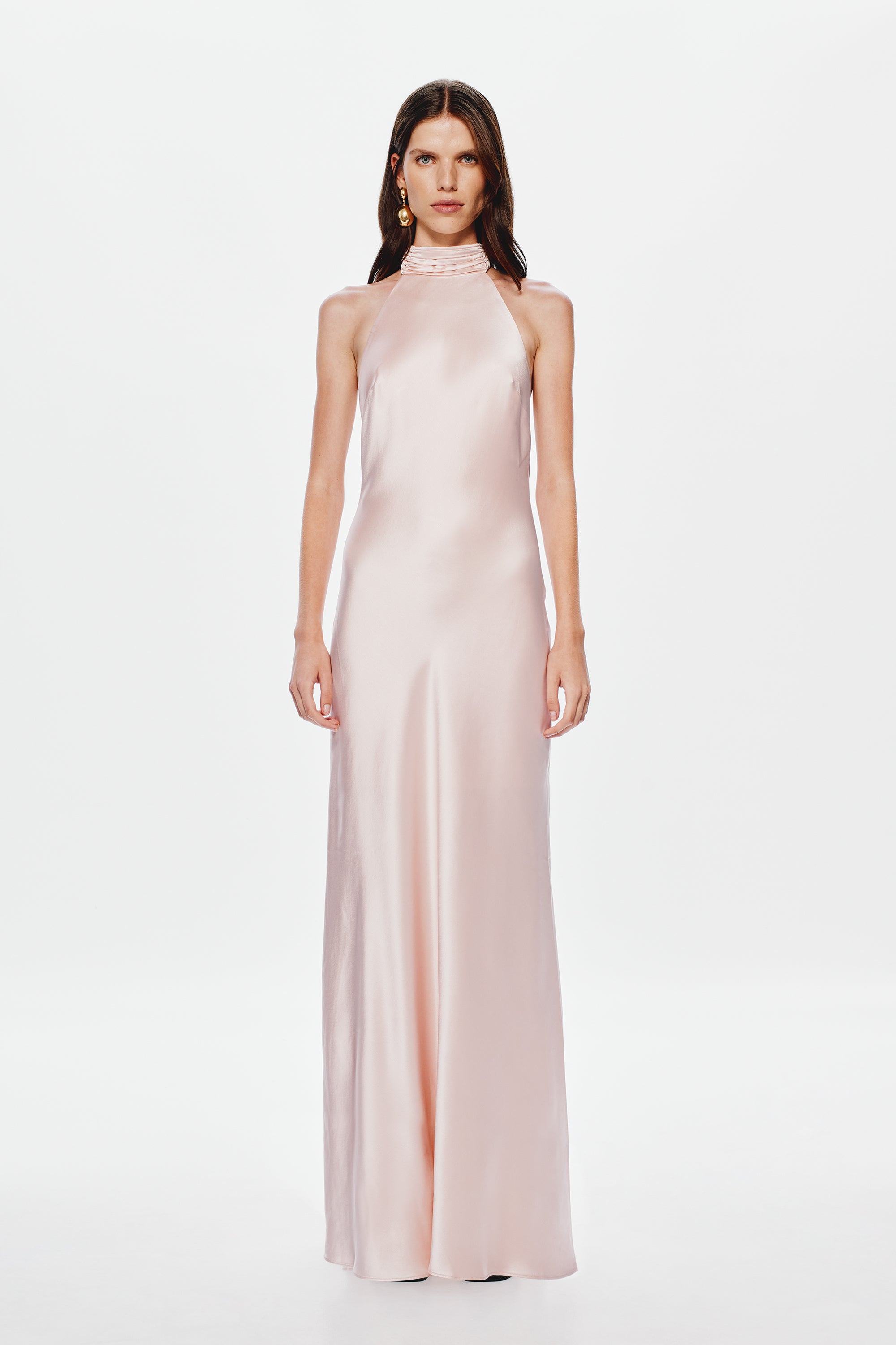 THE EVIANNA SATIN DRESS