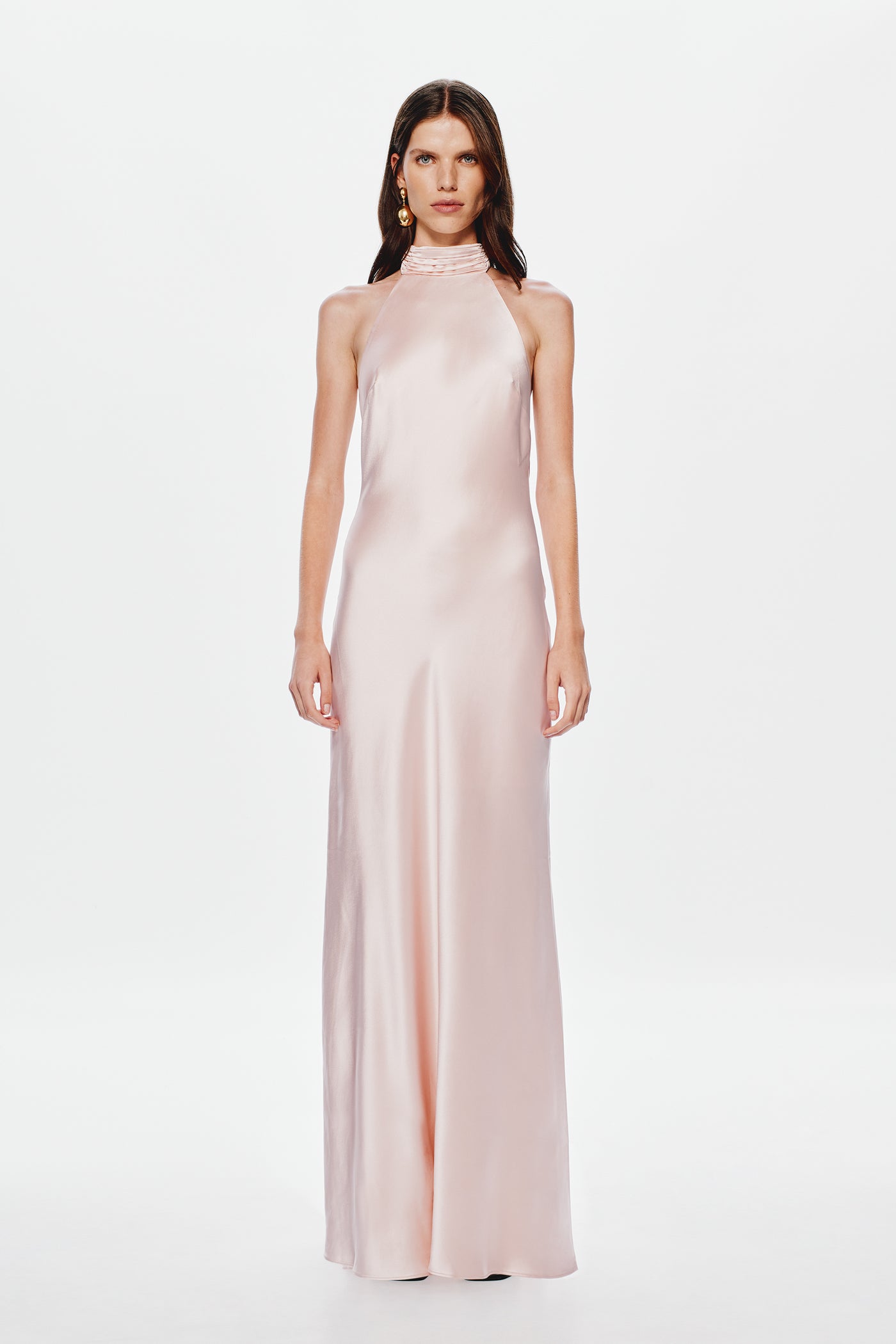 THE EVIANNA SATIN DRESS