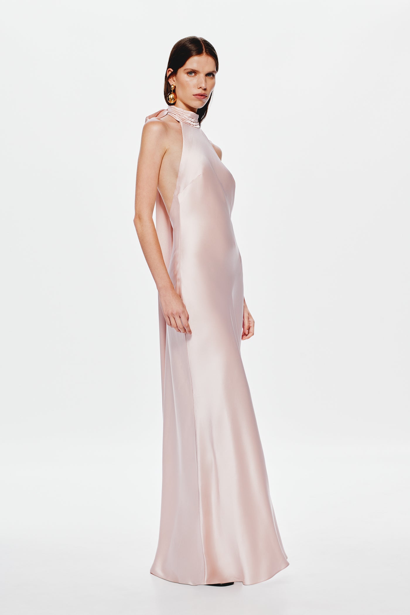 THE EVIANNA SATIN DRESS