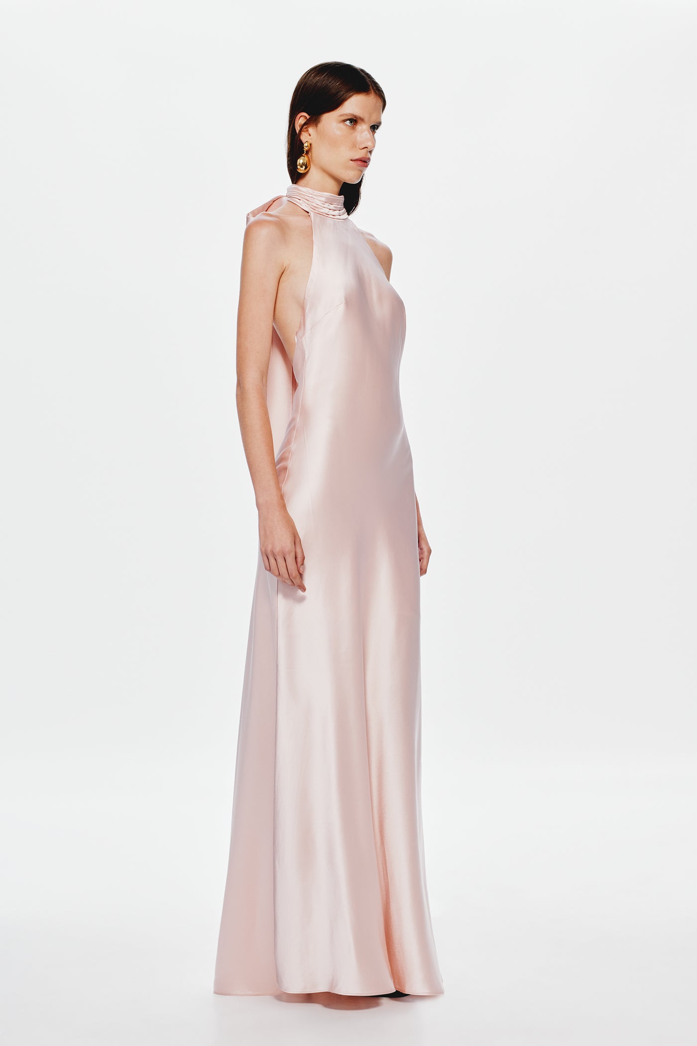 THE EVIANNA SATIN DRESS