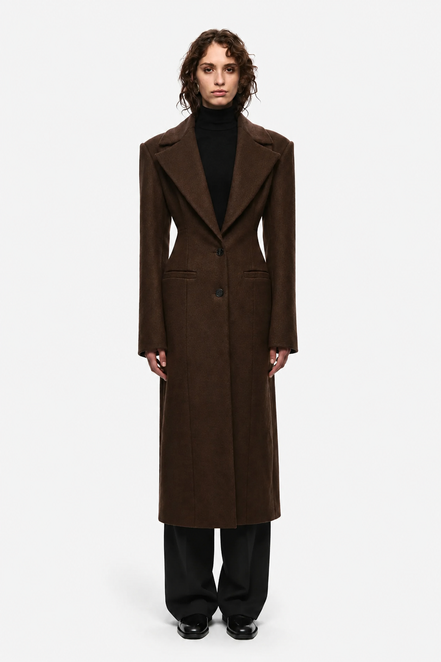 THE HOURGLASS TAILORED WOOL COAT