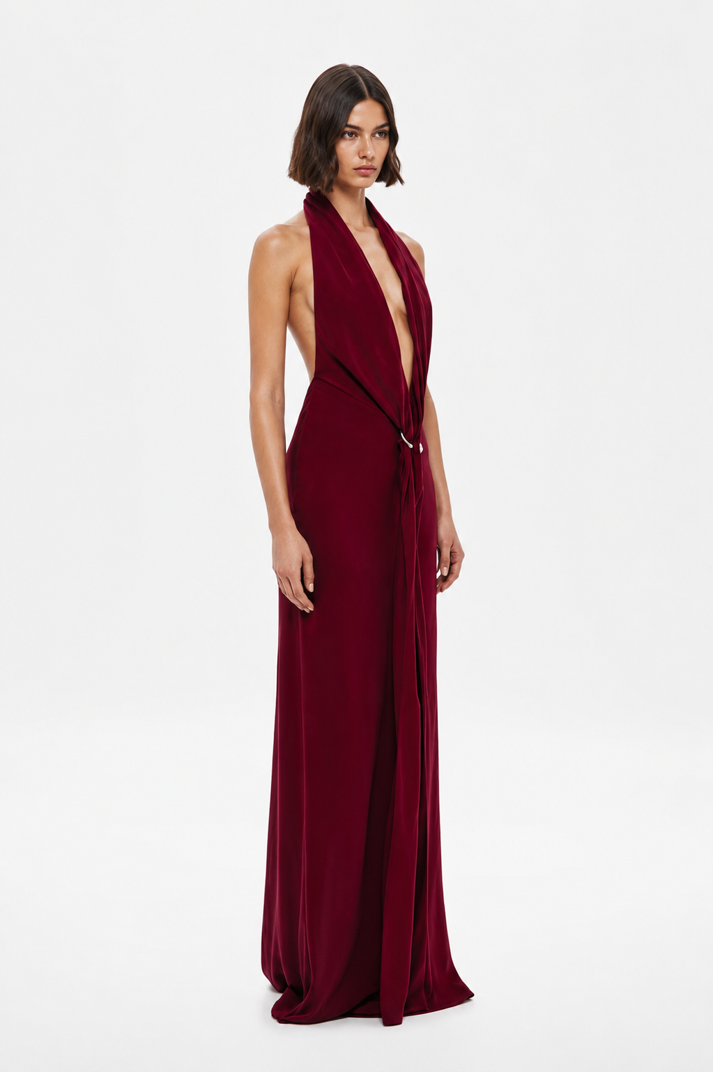 THE DONNA SATIN DRESS