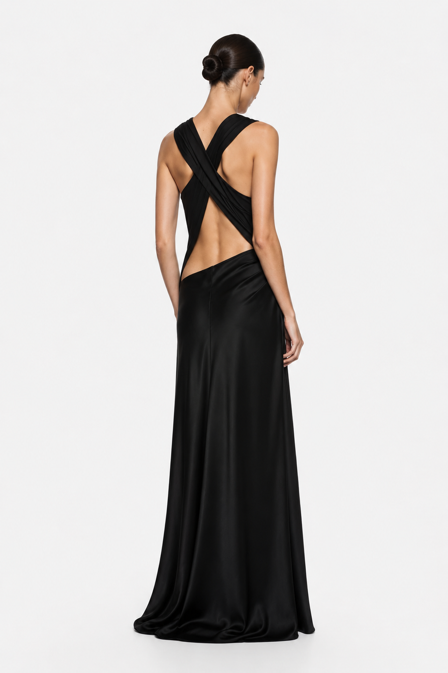 FRIDA DRAPE HALTER DRESS