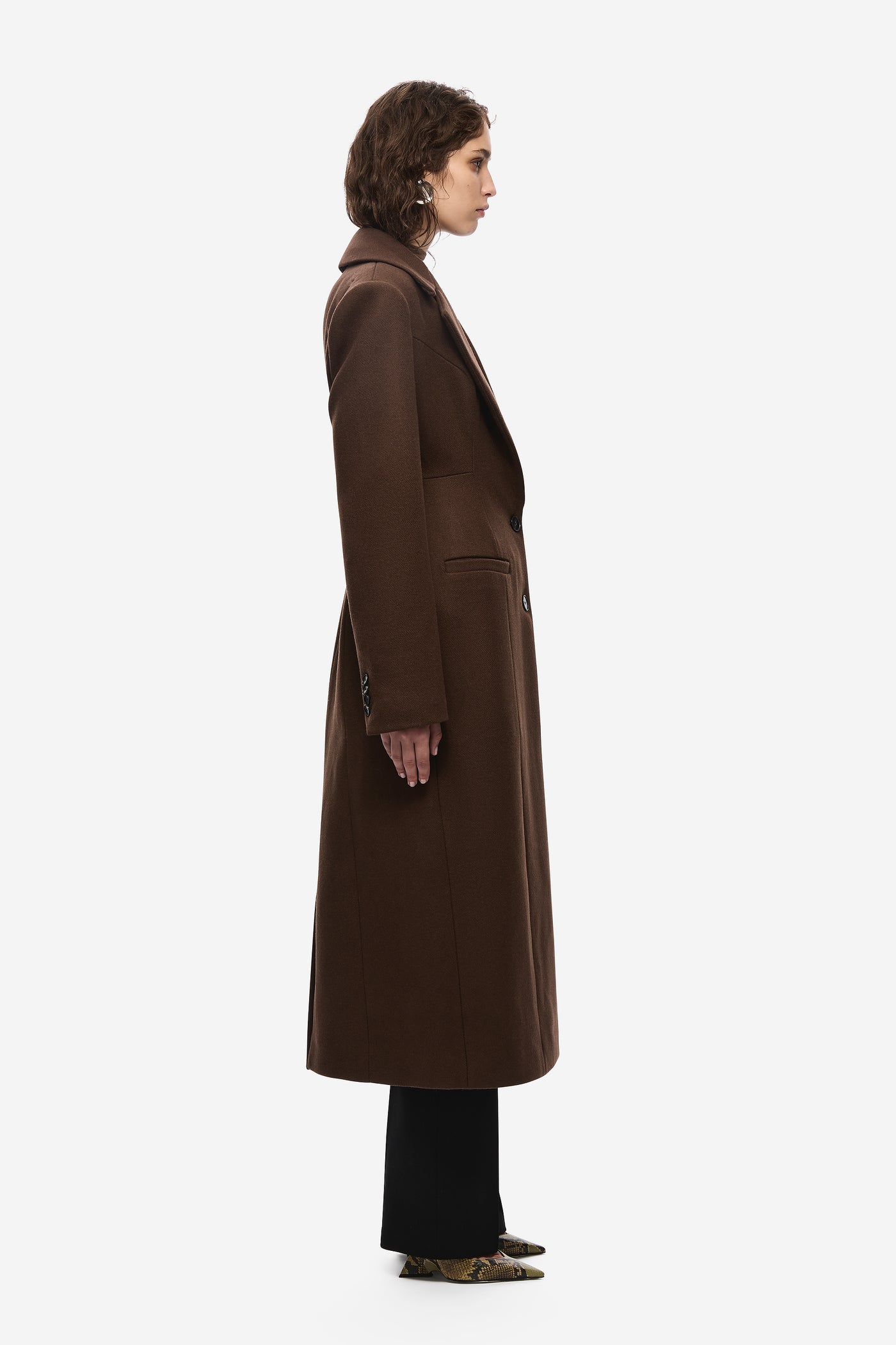 THE HOURGLASS TAILORED WOOL COAT