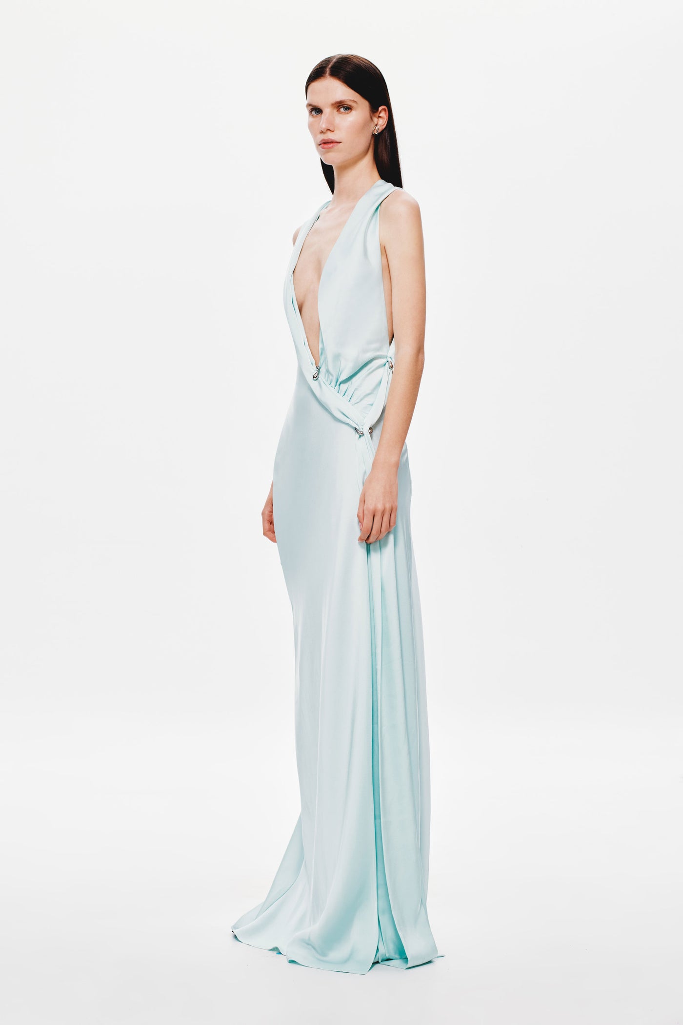 THE 'HARLOW' SATIN DRESS
