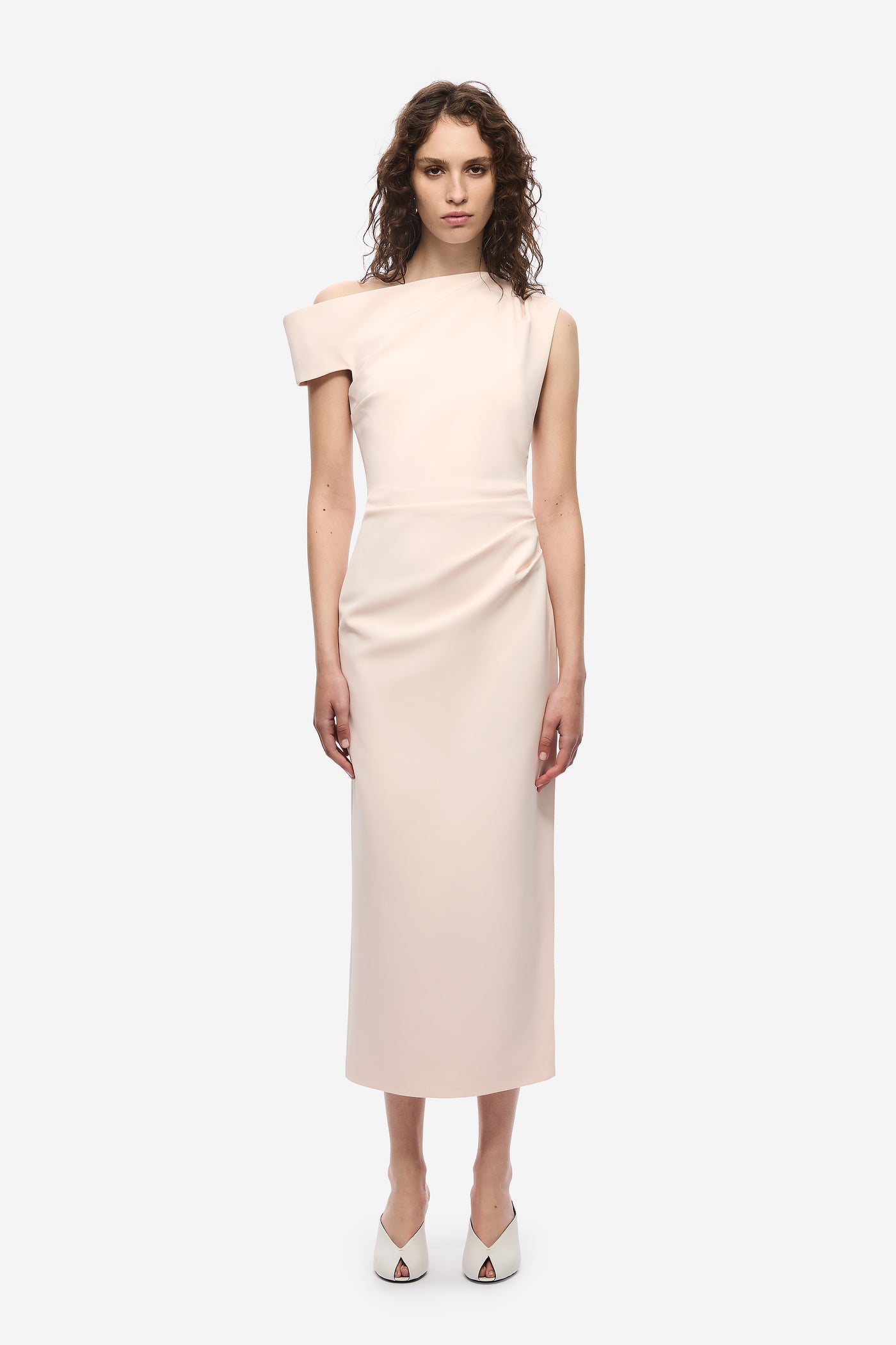 THE BLAIR CREPE MIDI DRESS