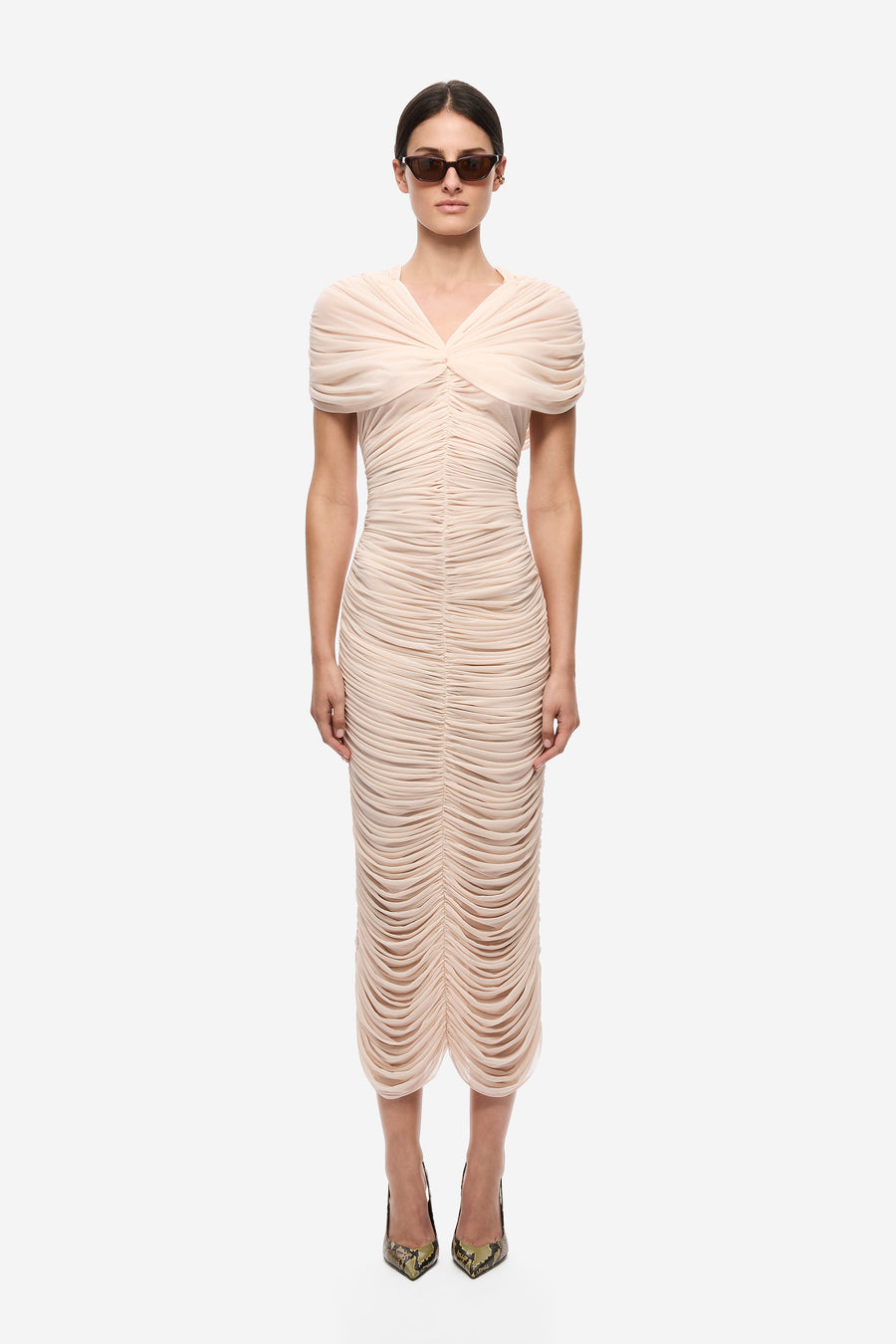 THE DANTE JERSEY MIDI DRESS