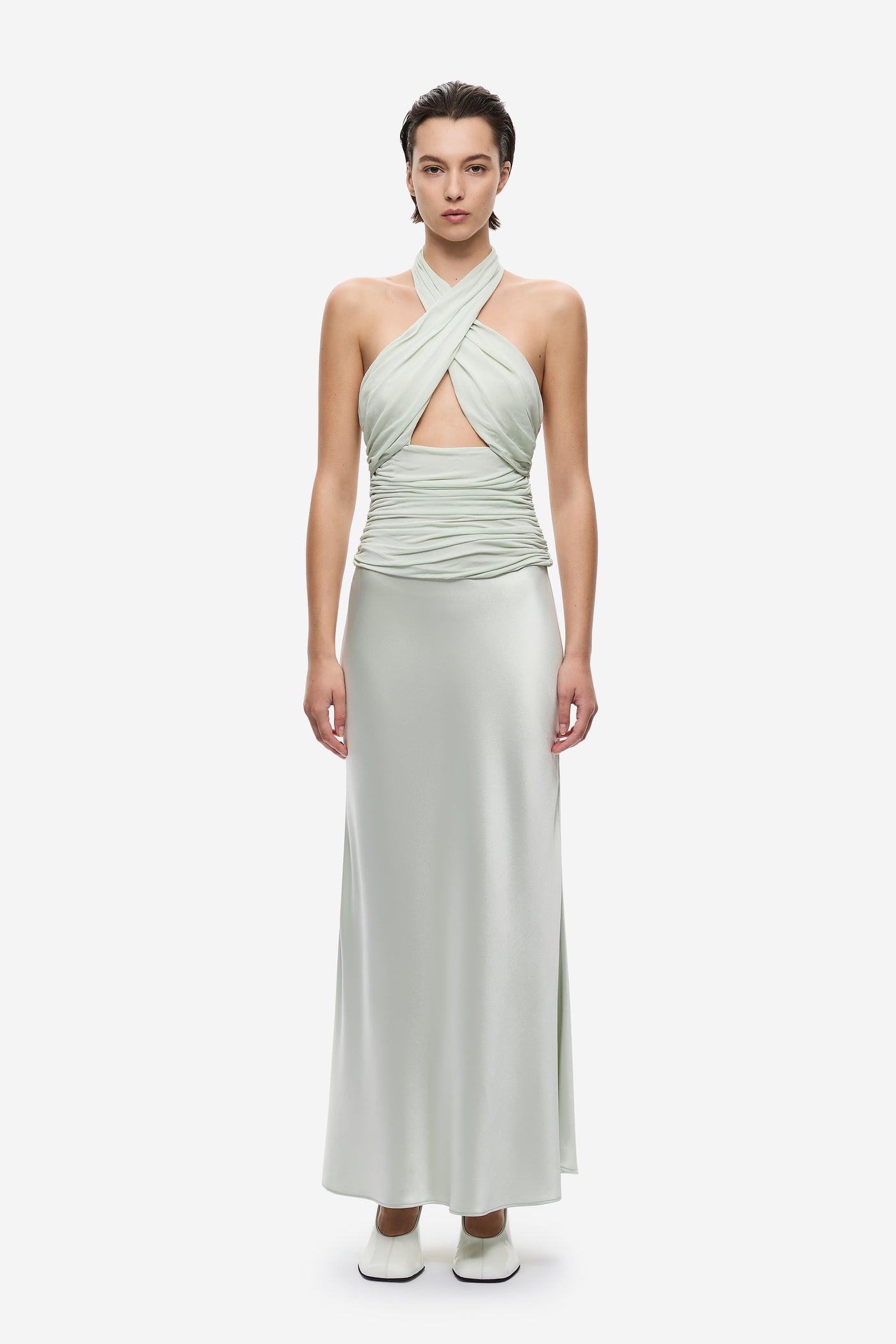 THE NYX CONTRAST MIDI DRESS