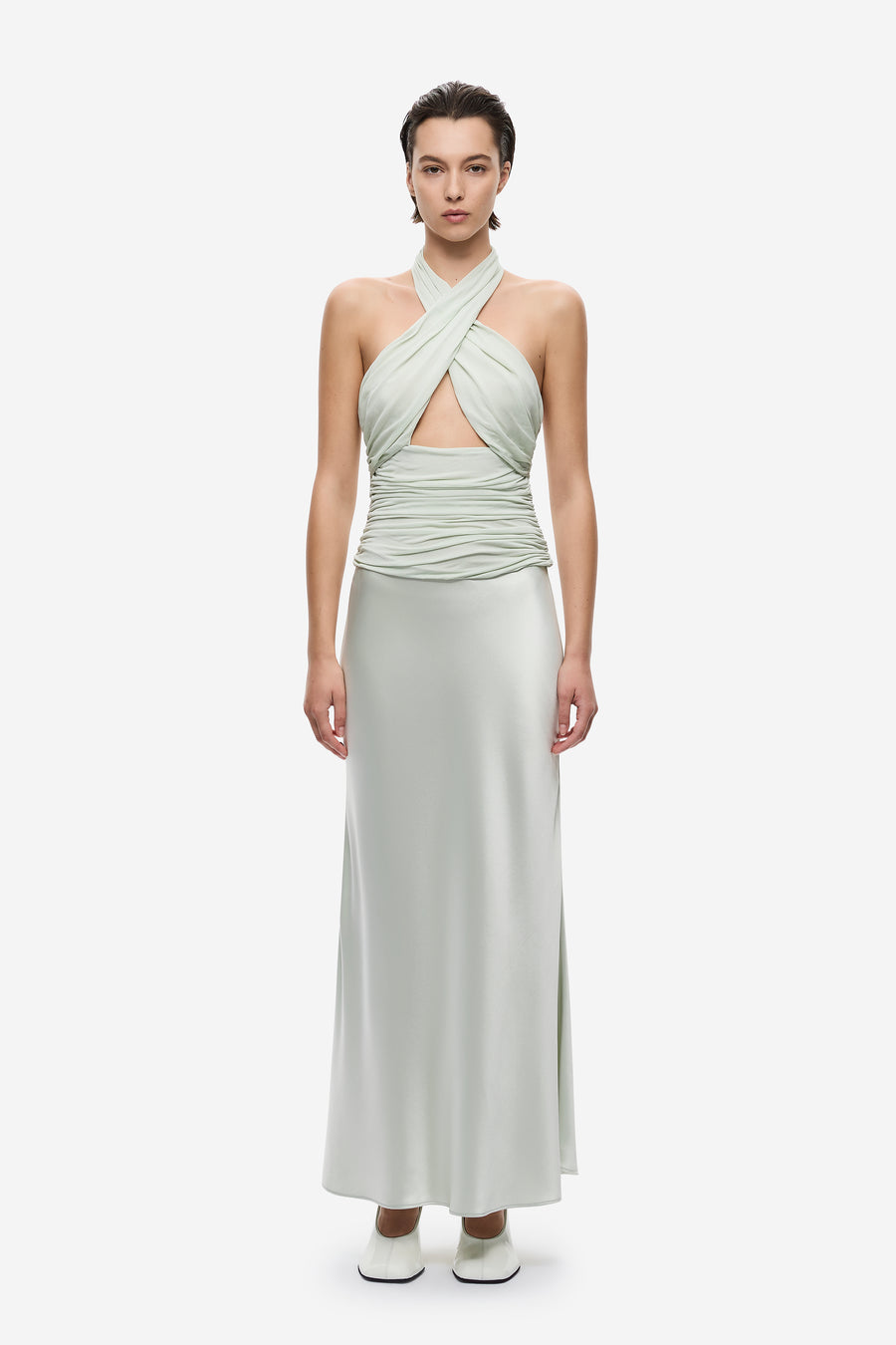 THE NYX CONTRAST MIDI DRESS