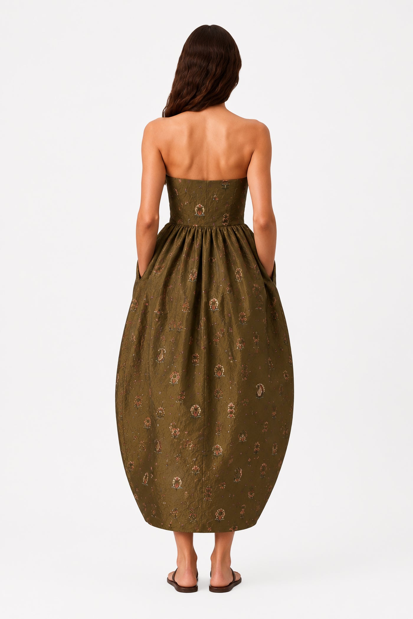 ELARA TAFFETA DRESS