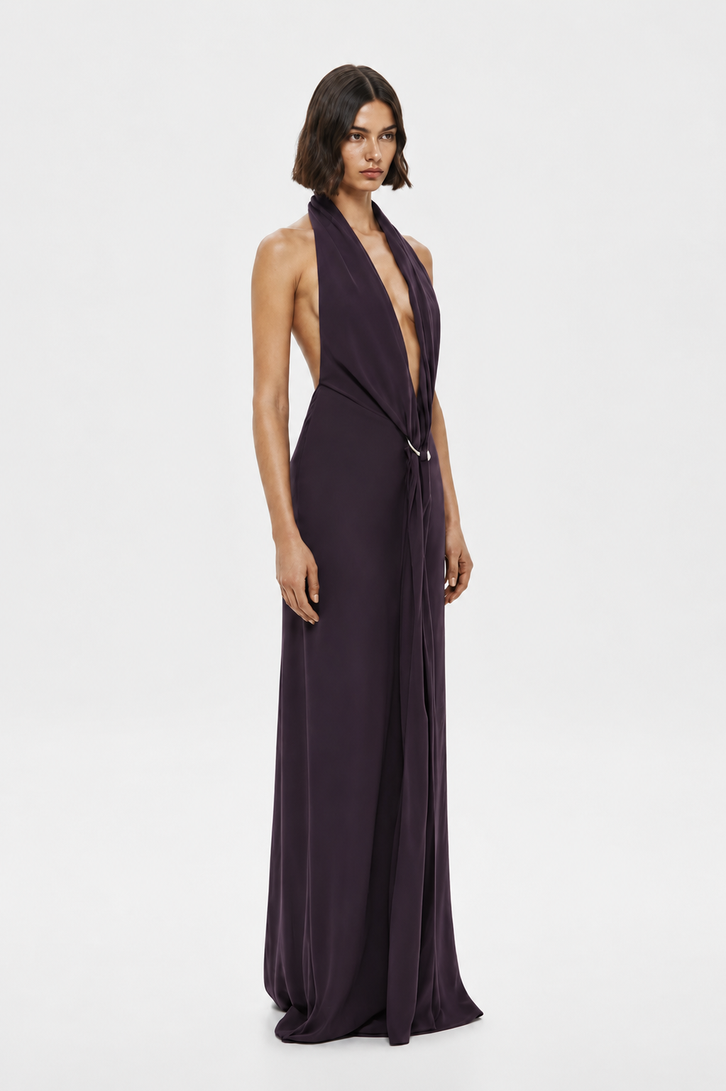 THE DONNA SATIN DRESS