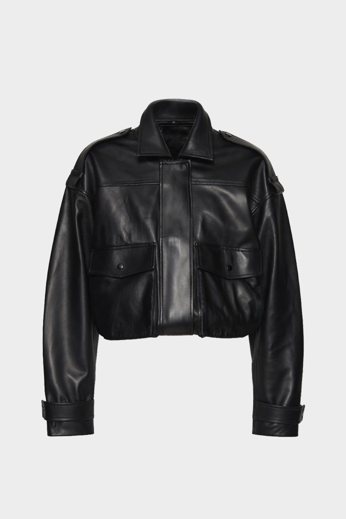 BALLOON LEATHER JACKET