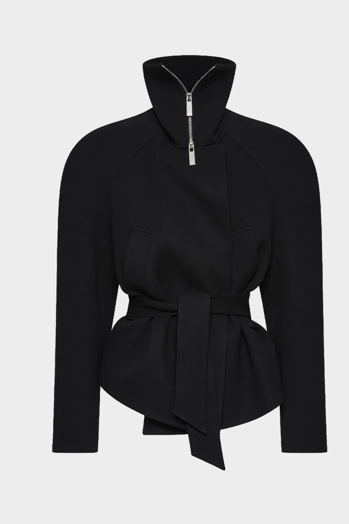 ACETATE COLLARED JACKET