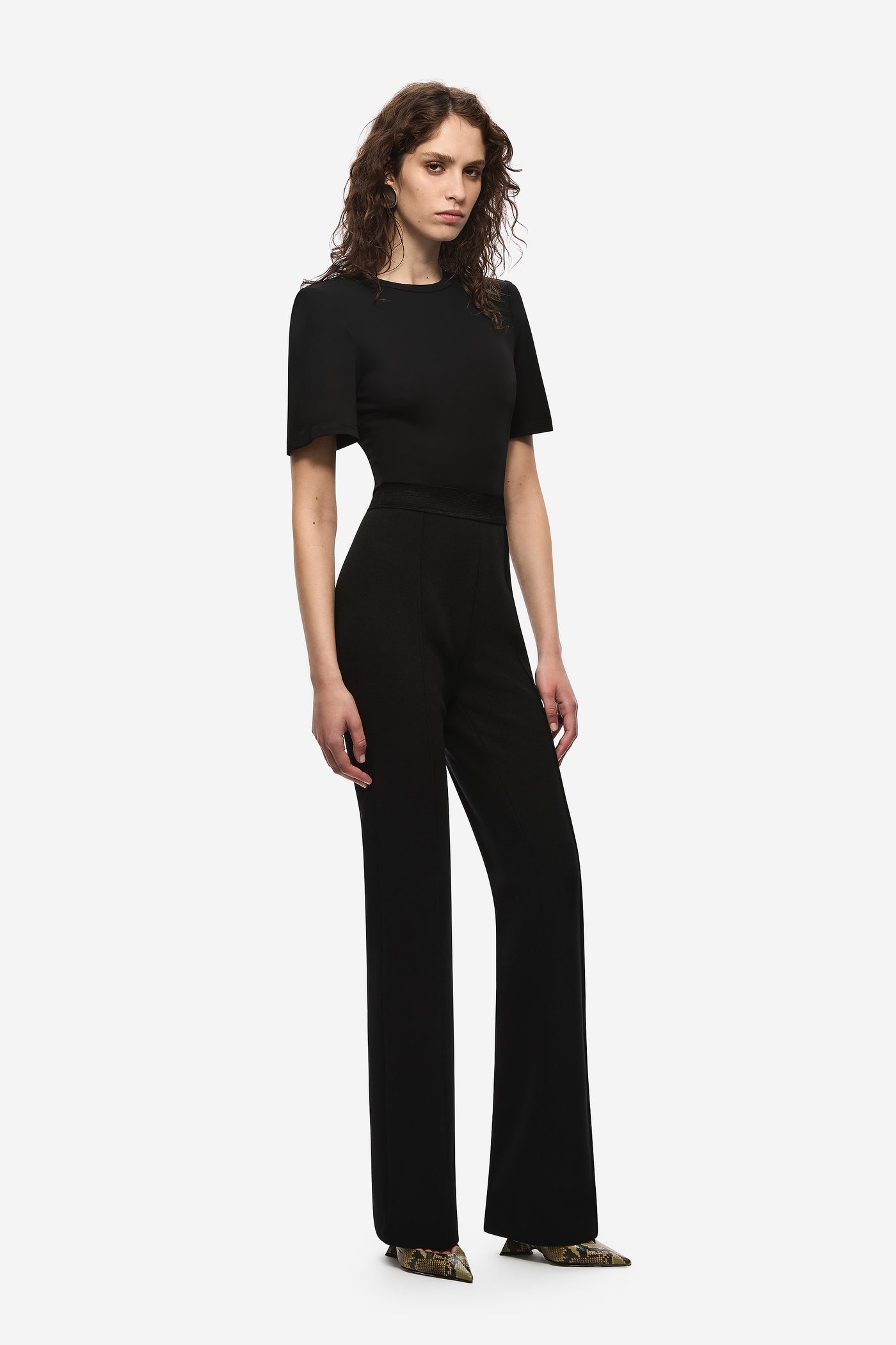 THE ATLO TAILORED STRETCH CREPE TROUSER
