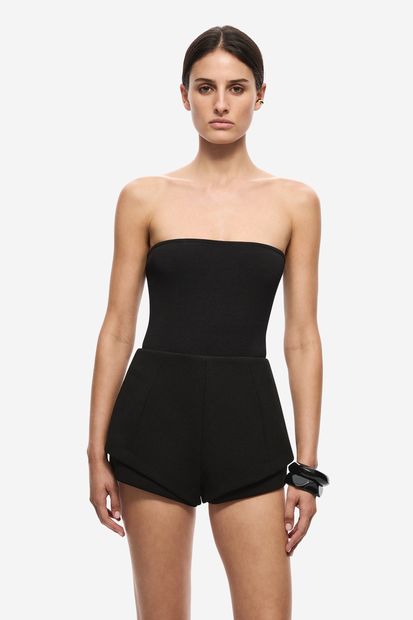 THE COMPACT KNIT STRAPLESS BODYSUIT