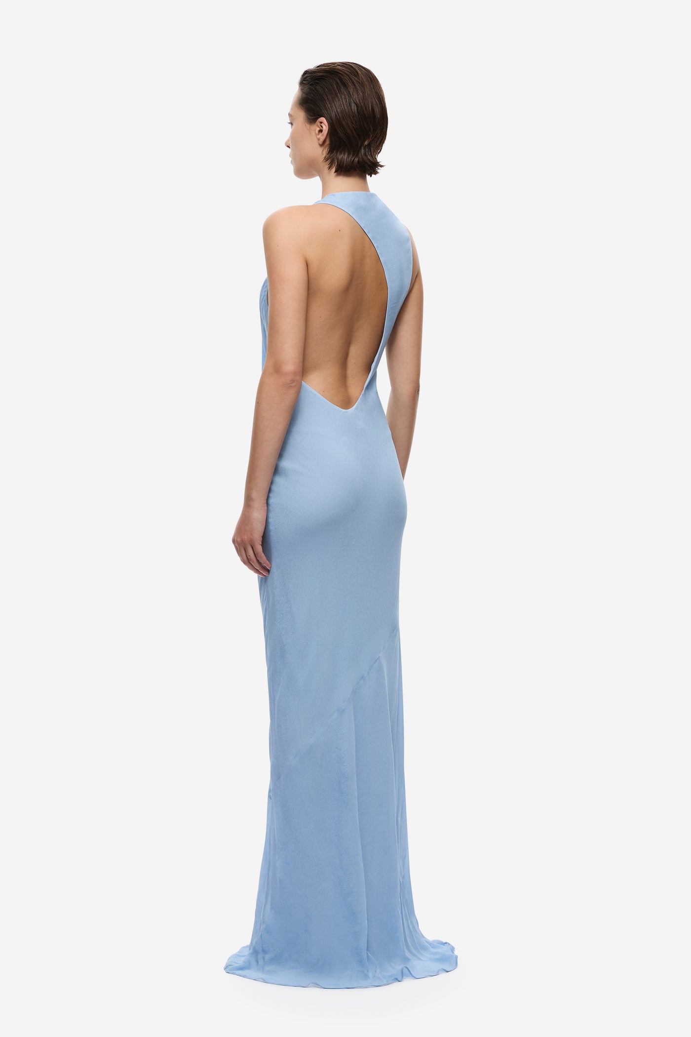 THE CASCADA DRAPED DRESS