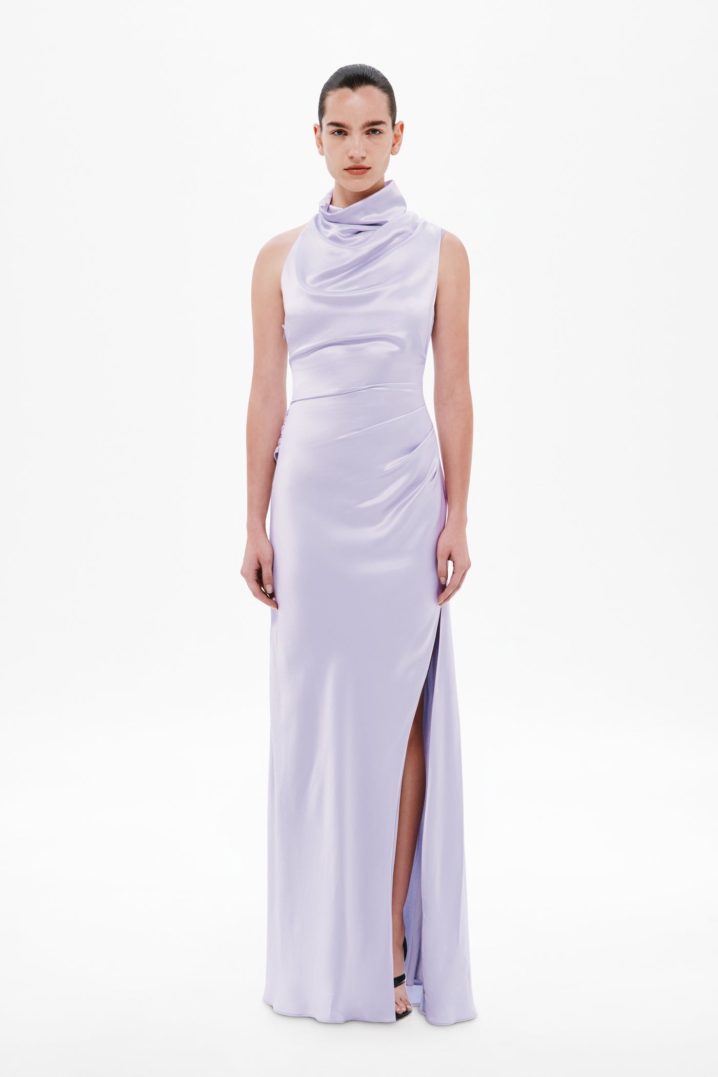 THE CONSTANTINA SATIN DRESS