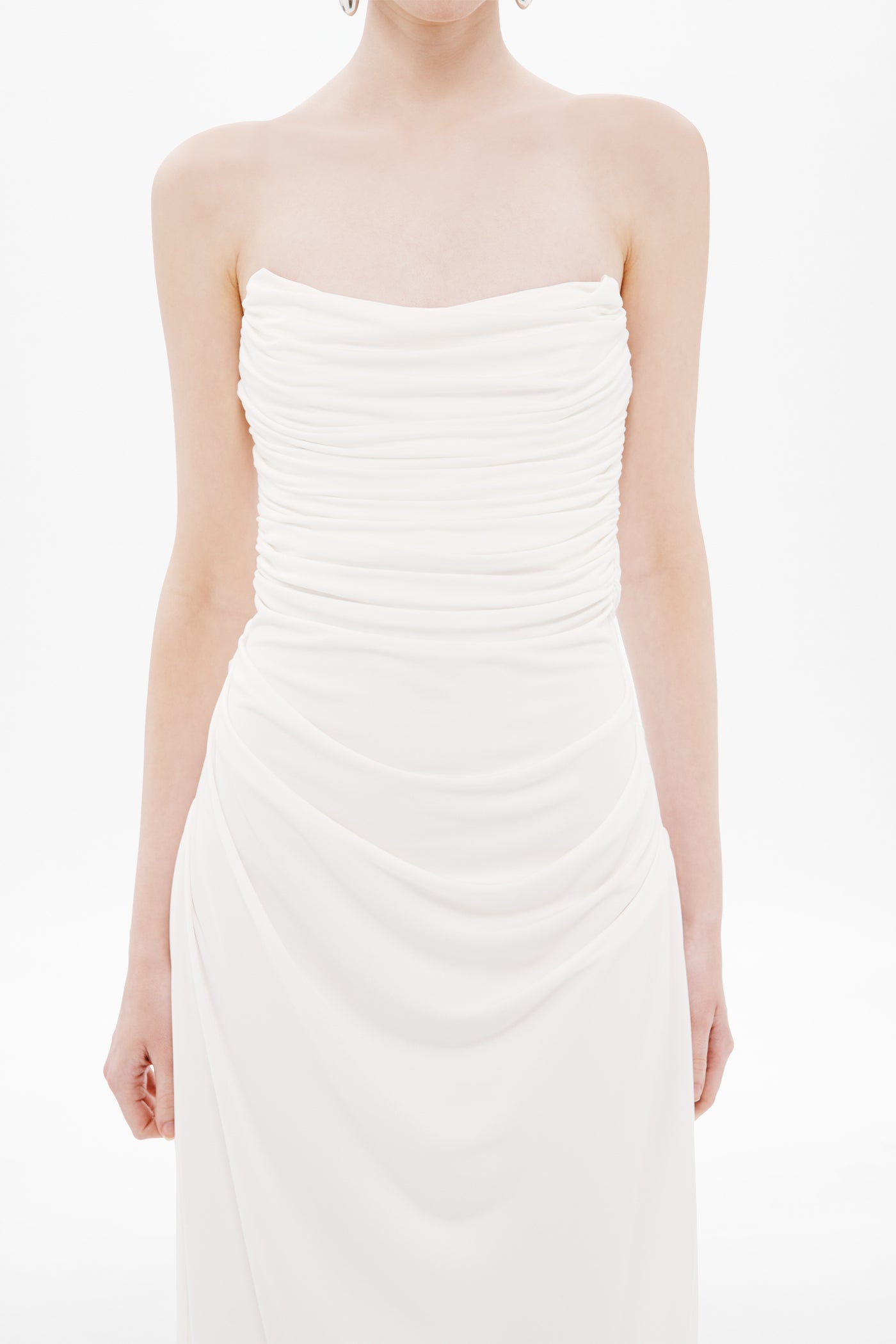 THE DRY JERSEY DRAPED DRESS
