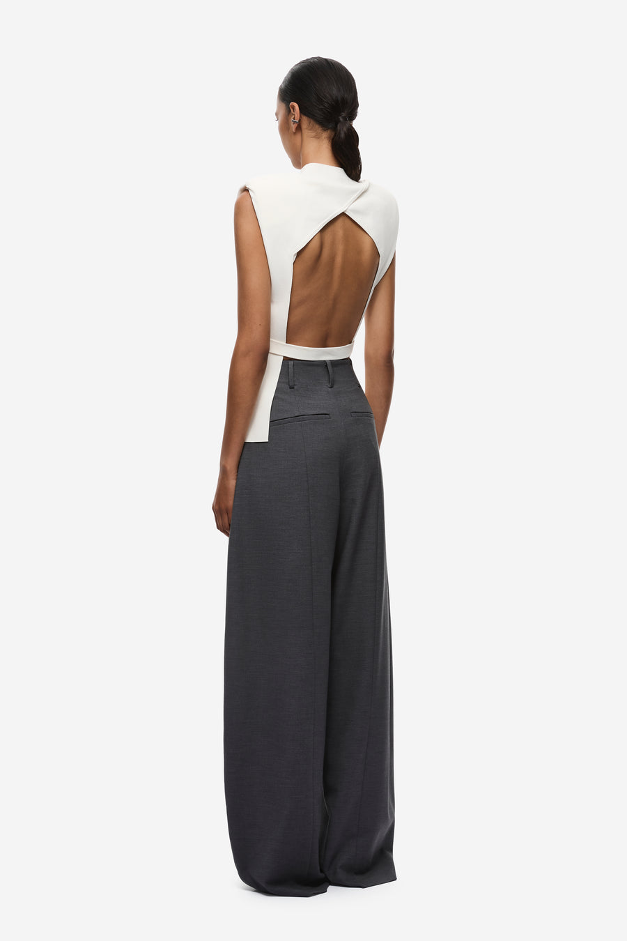 THE OPEN BACK KNIT TOP