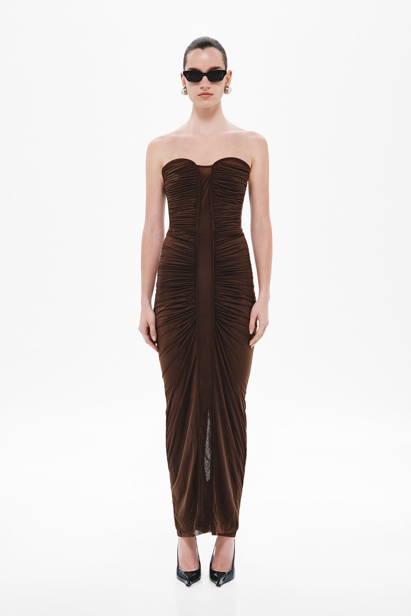 THE TOTEM STOCKING JERSEY MIDI DRESS