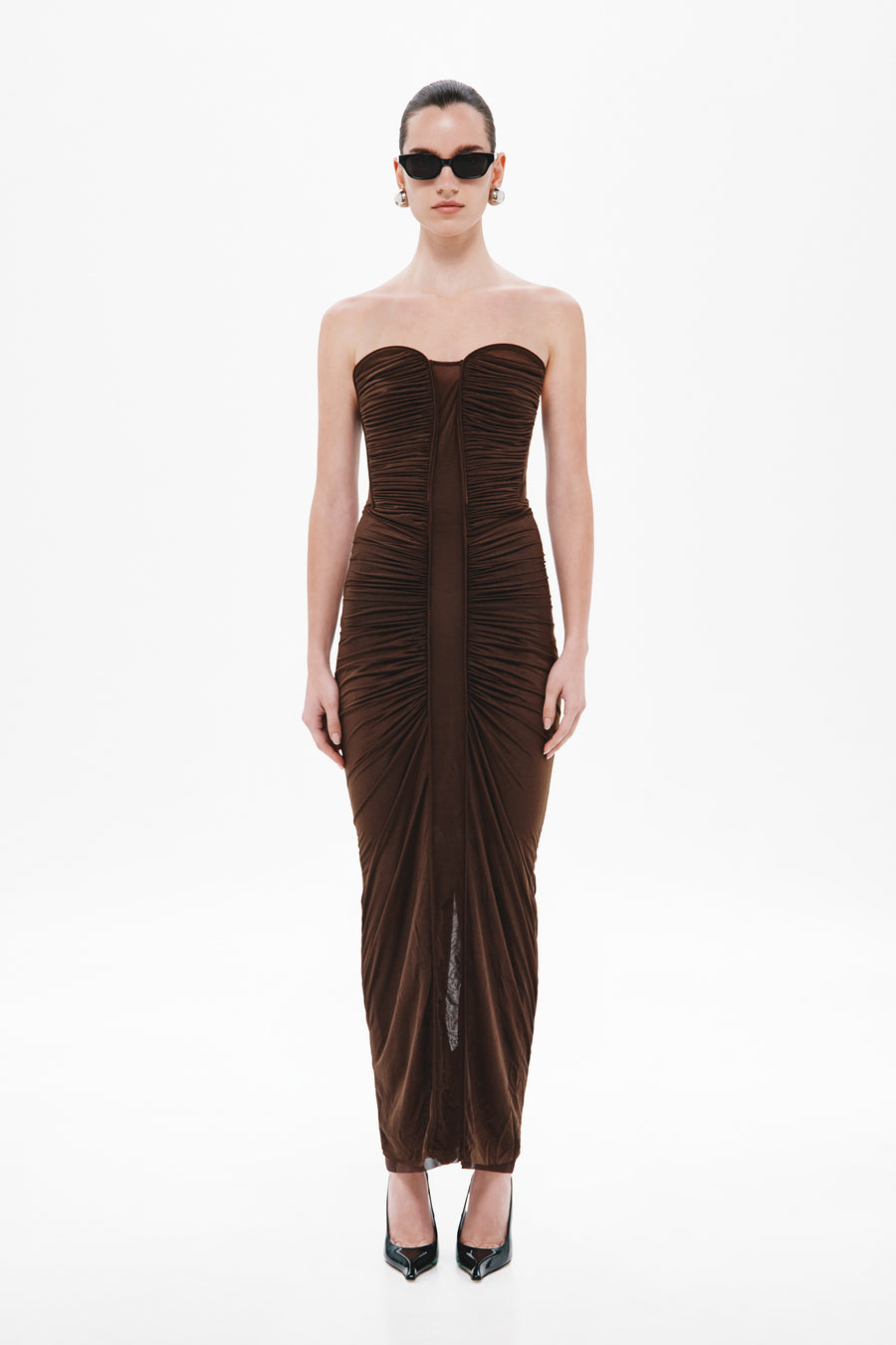 THE TOTEM STOCKING JERSEY MIDI DRESS