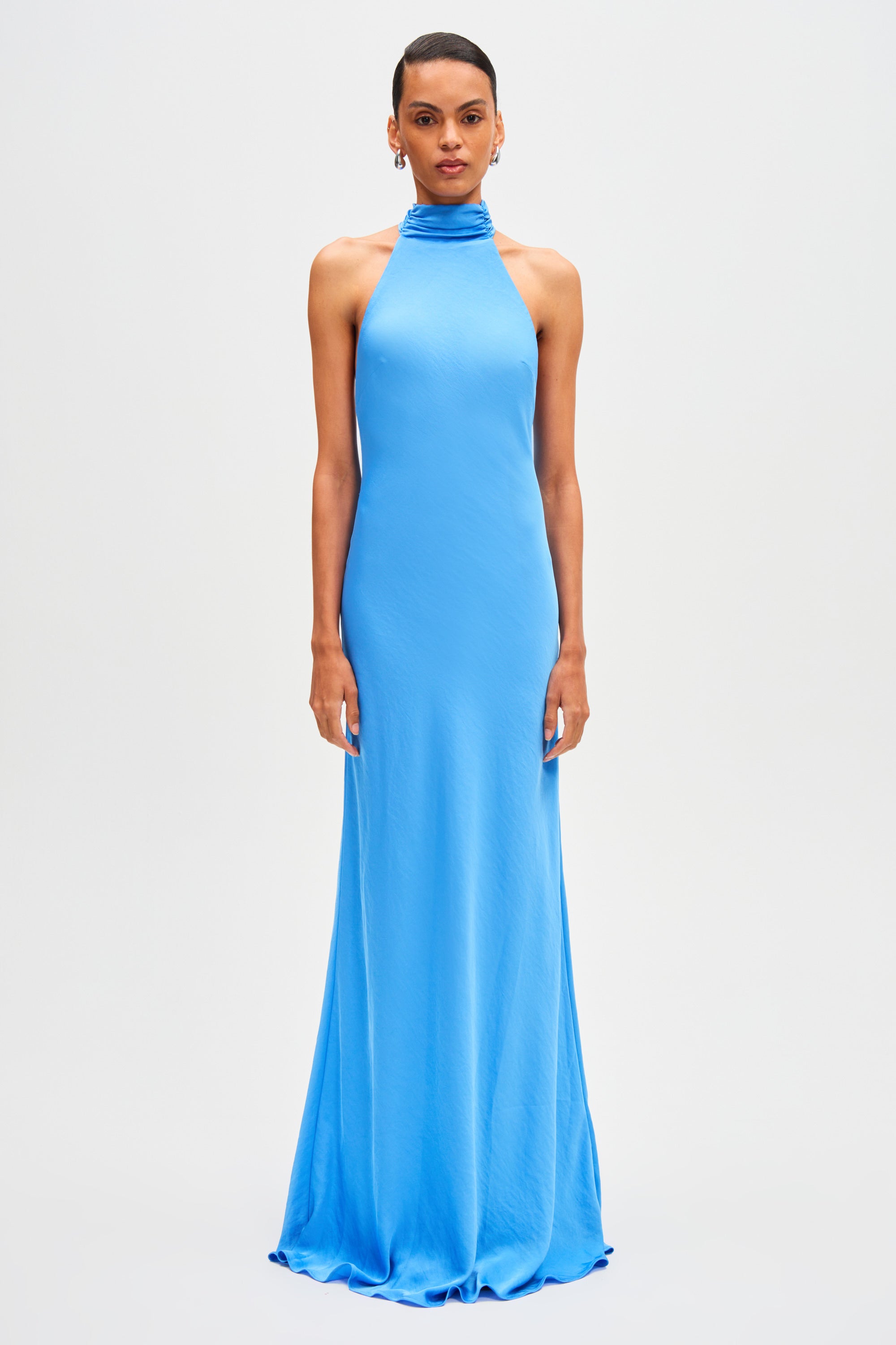 THE EVIANNA SATIN DRESS