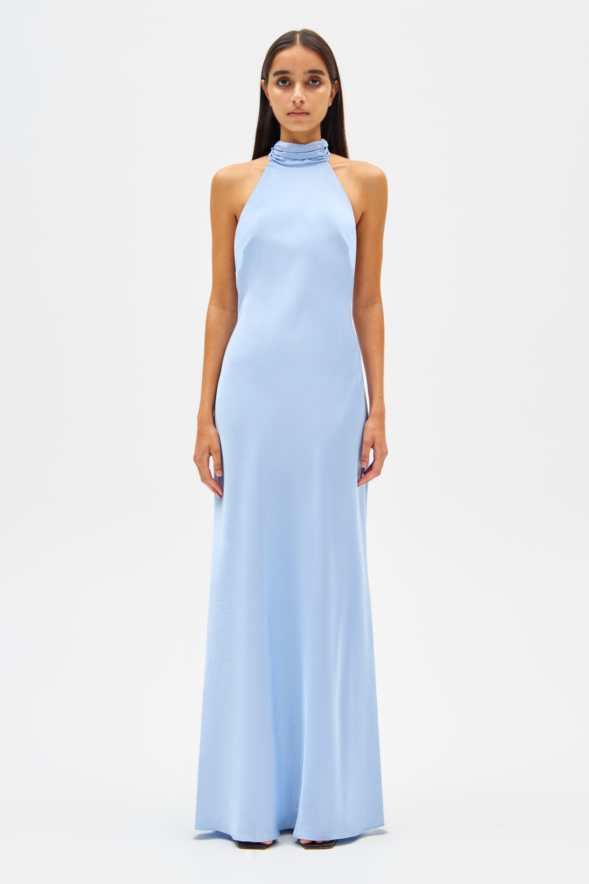 THE EVIANNA SATIN DRESS