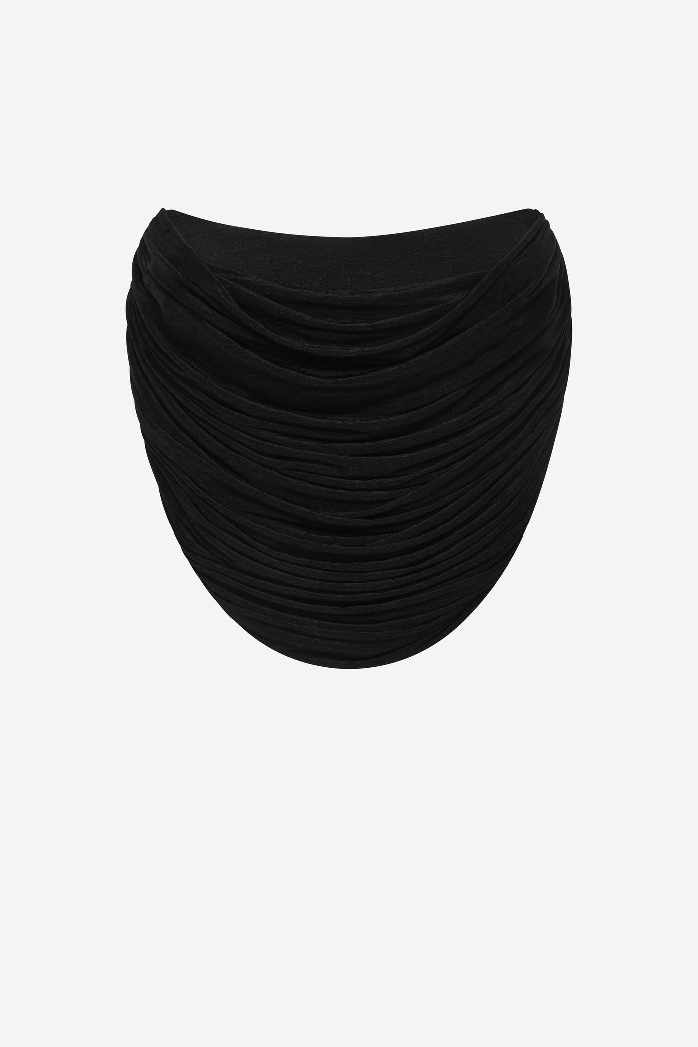 THE STOCKING JERSEY DRAPED BUSTIER