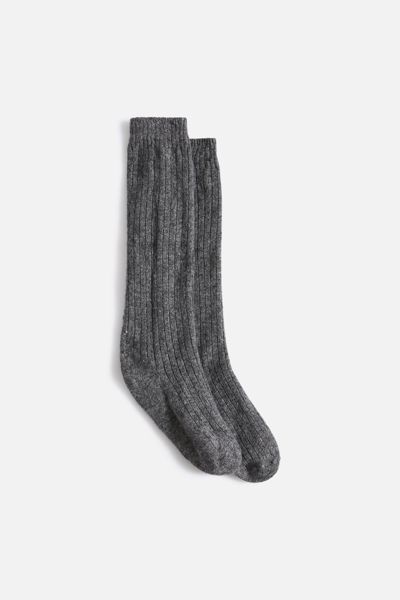 CASHMERE RIB SOCKS