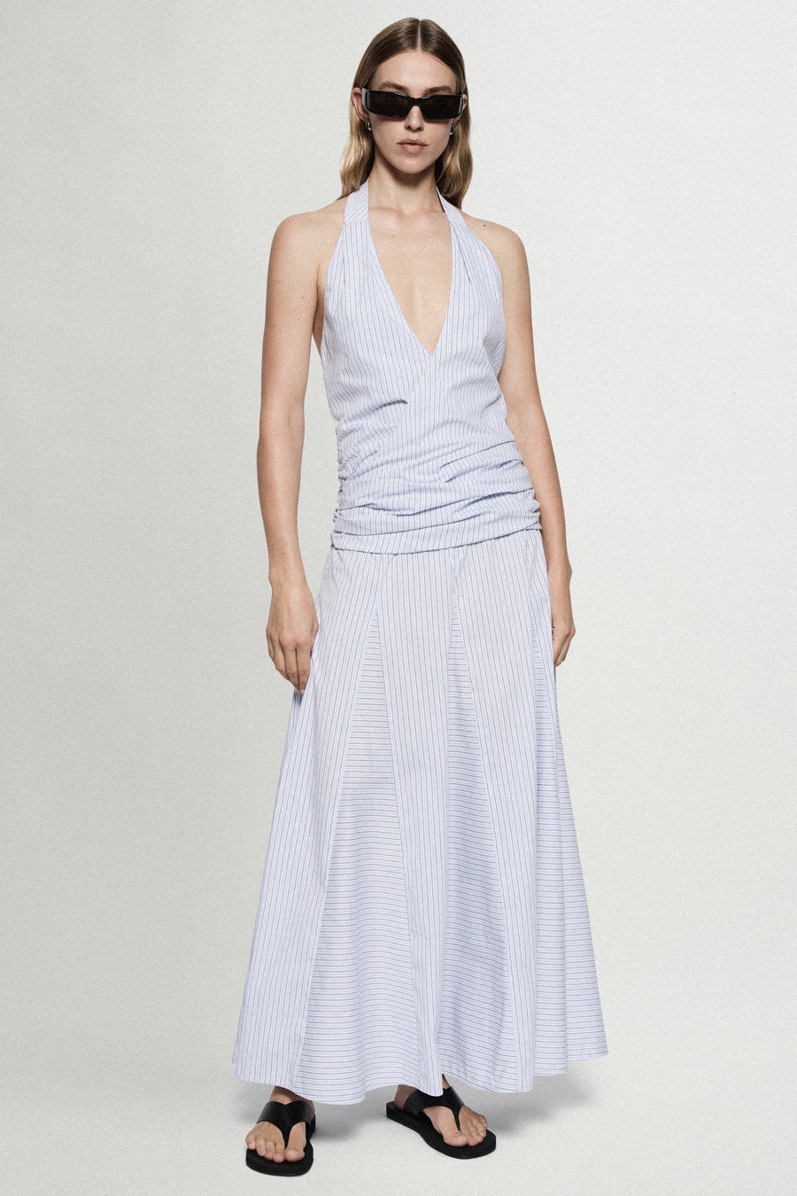 COTTON STRIPE MAXI