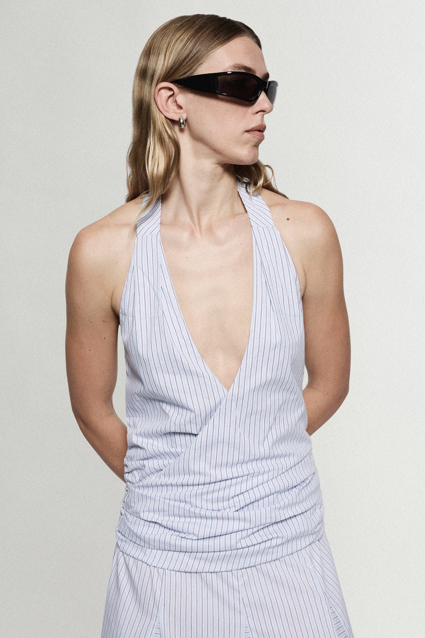 COTTON STRIPE MAXI