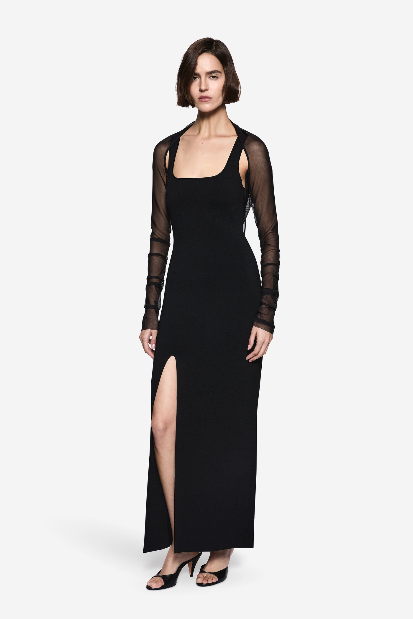 TWIN SET COMPACT KNIT DRESS