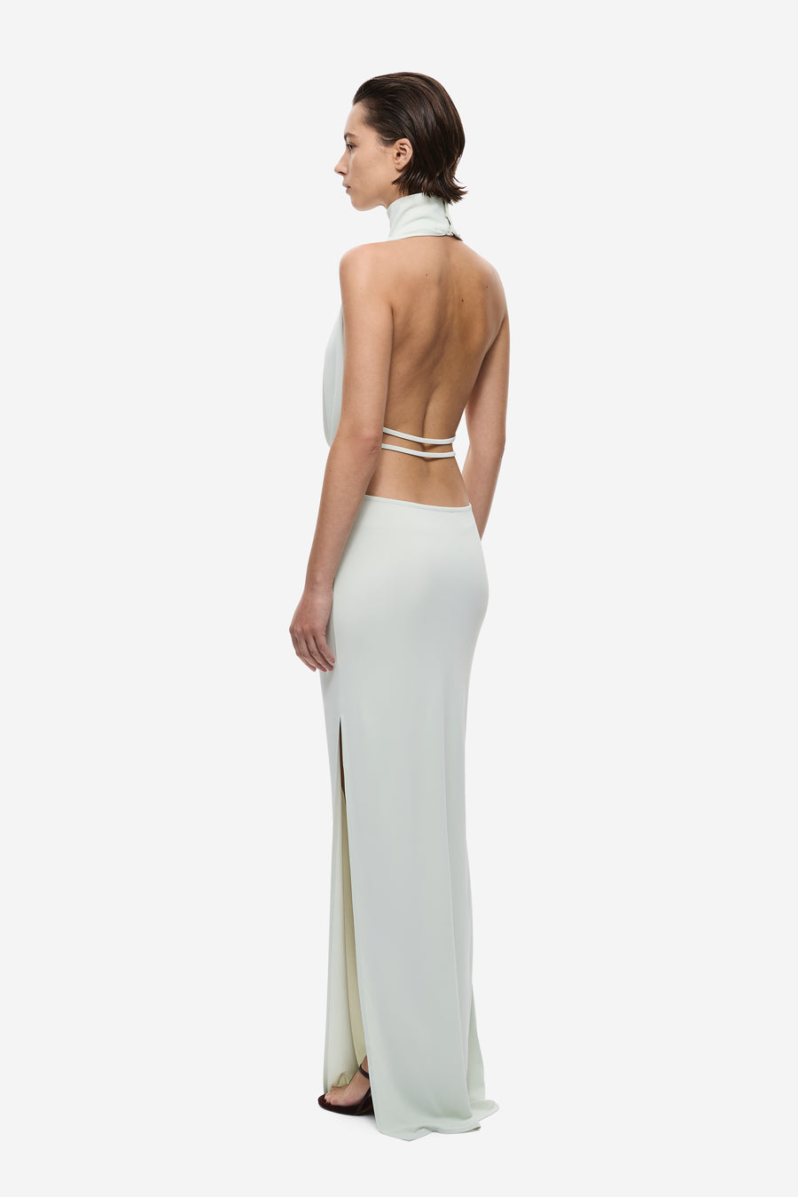 THE COWL NECK JERSEY DRESS