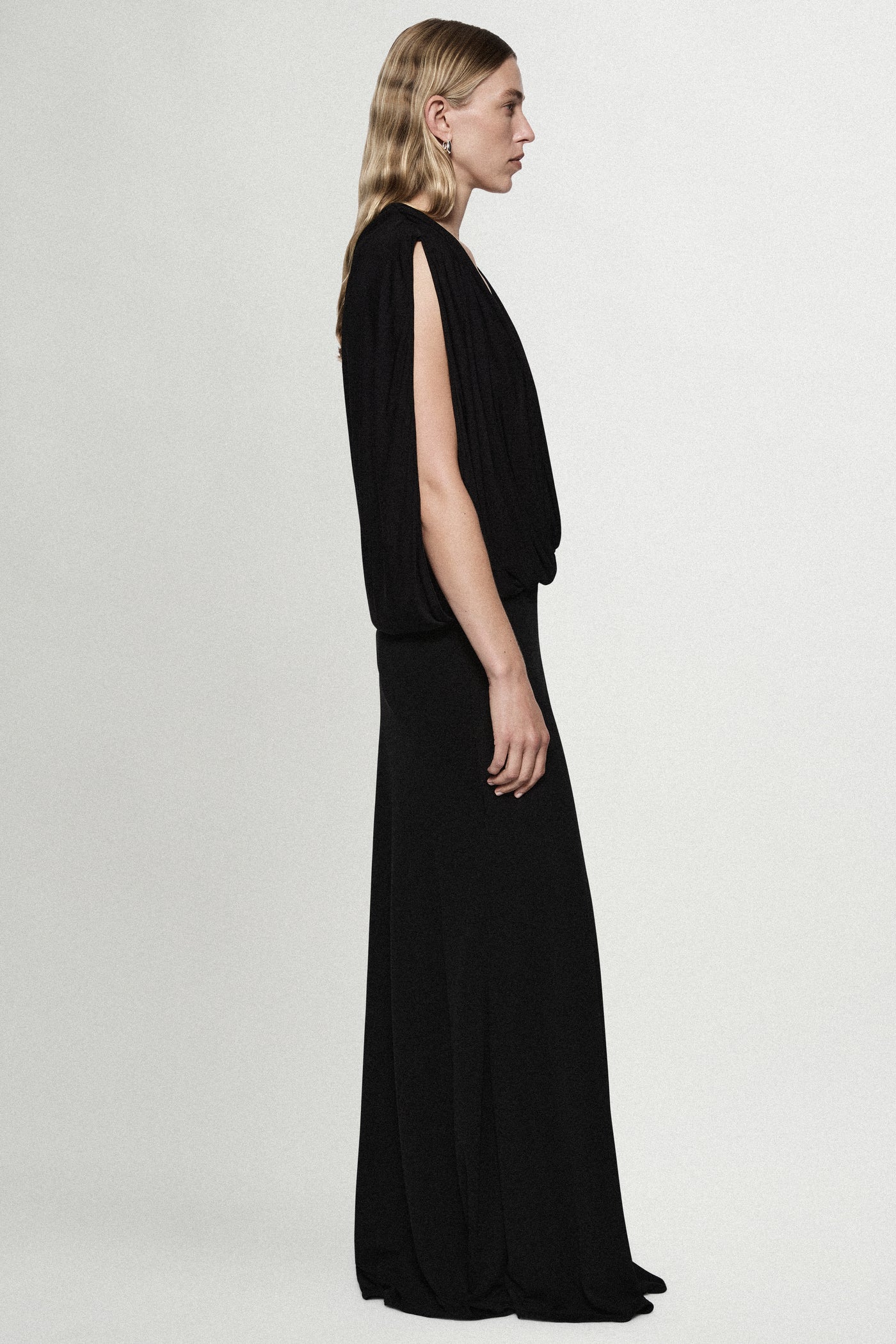 JERSEY COWL GOWN