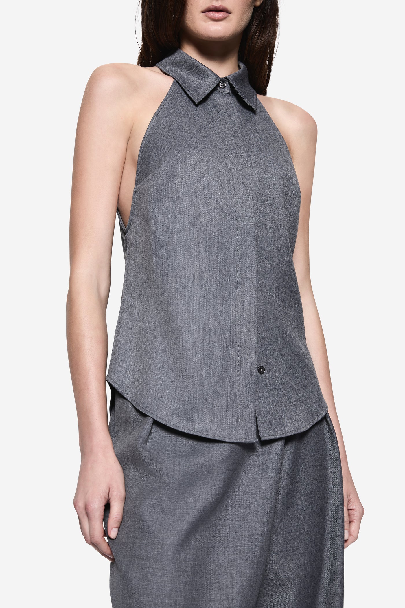 HALTER SUITING SHIRT