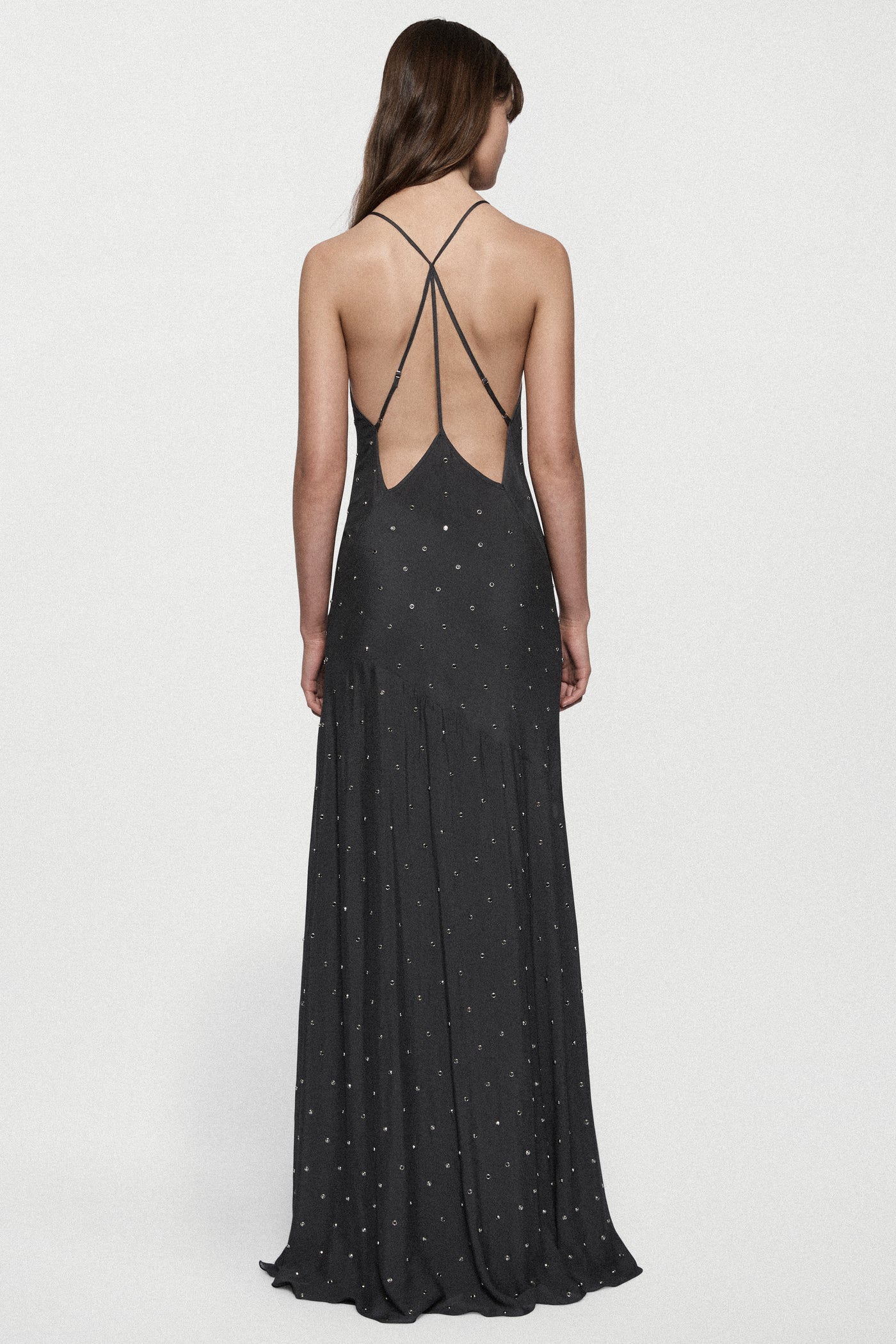 RHINESTONE SLIP GOWN