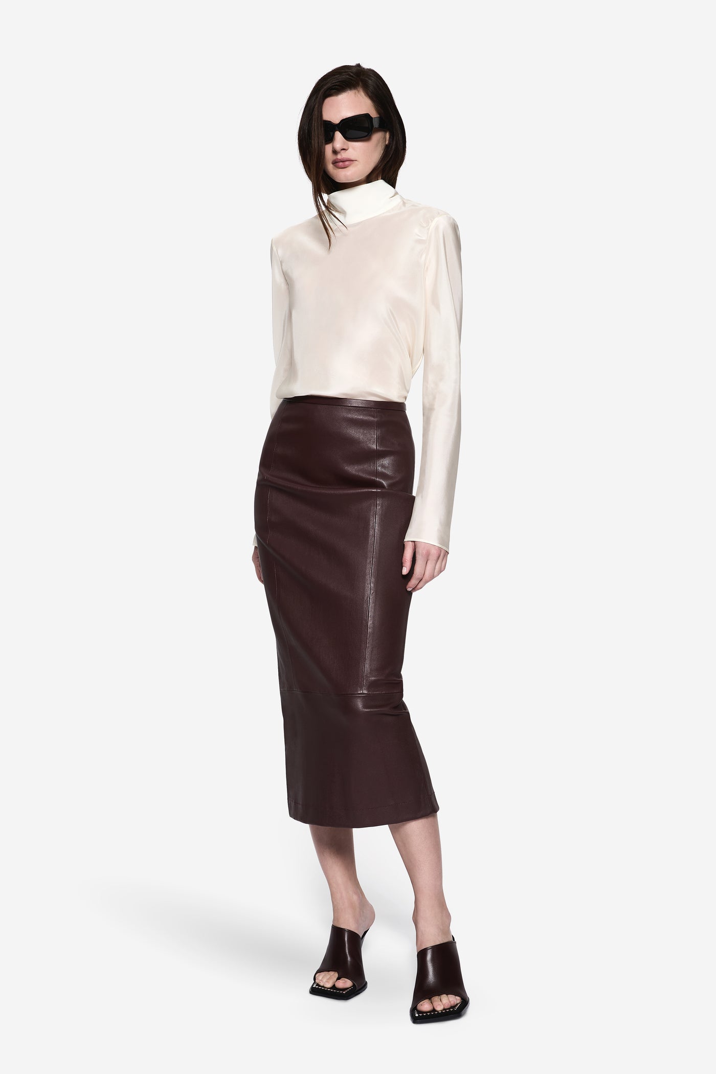 SHEER SILK BLOUSE