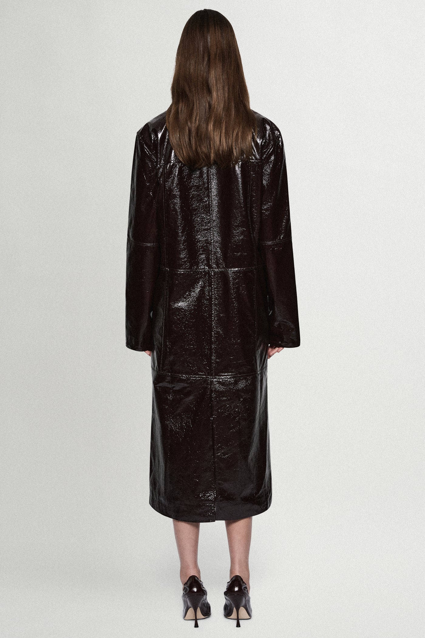 PATENT LEATHER COAT