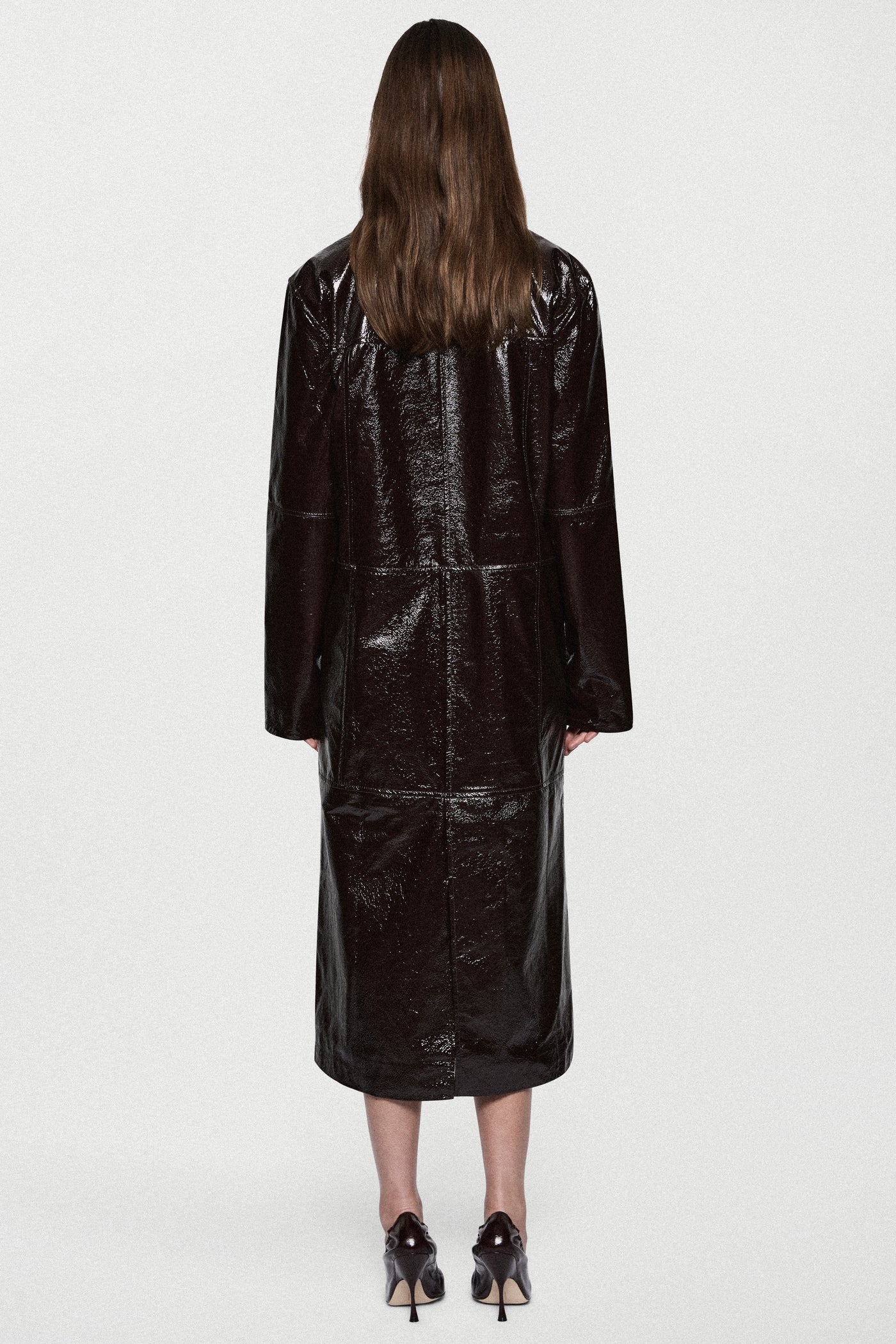 PATENT LEATHER COAT