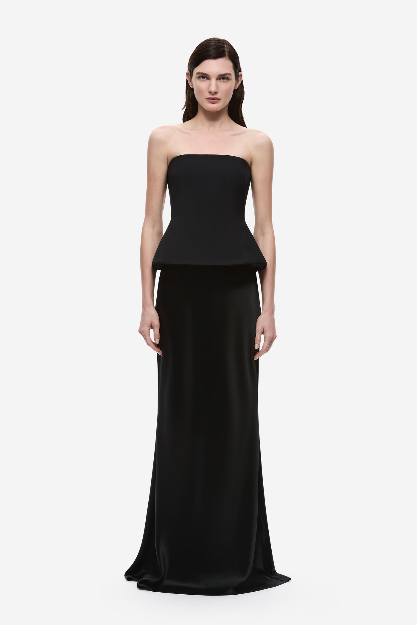 THE PADDED SATIN GOWN