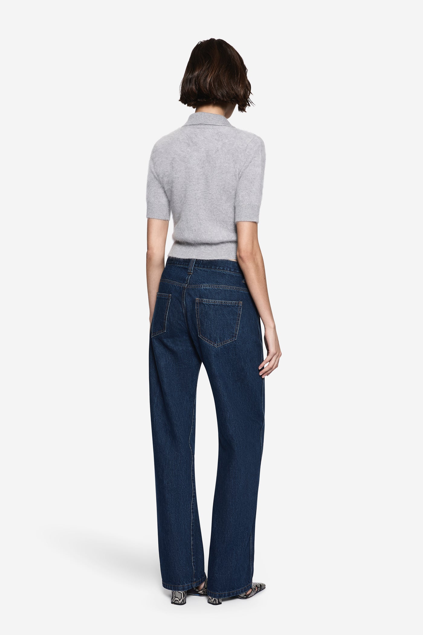 BRUSHED CASHMERE POLO
