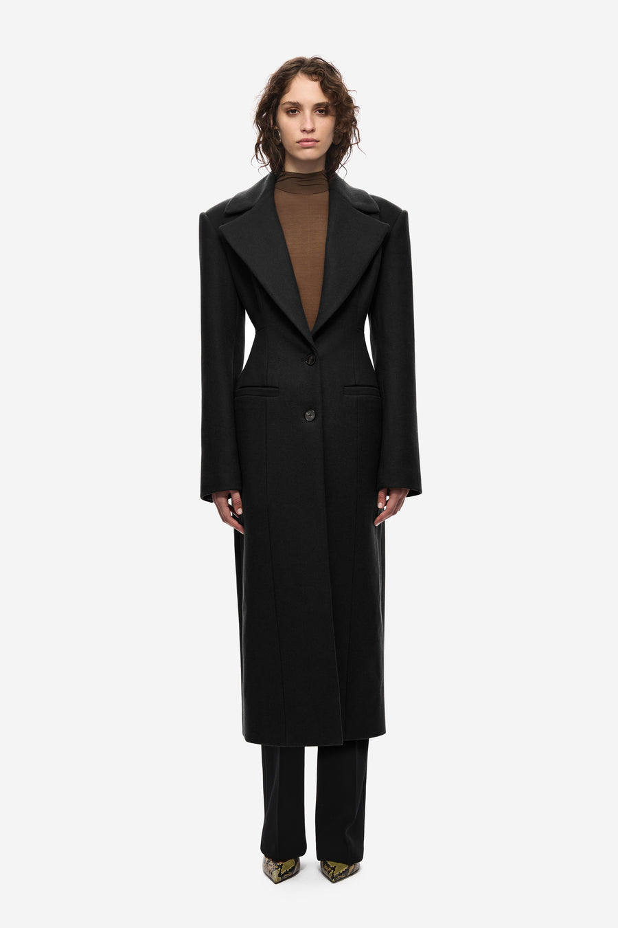 THE HOURGLASS TAILORED WOOL COAT