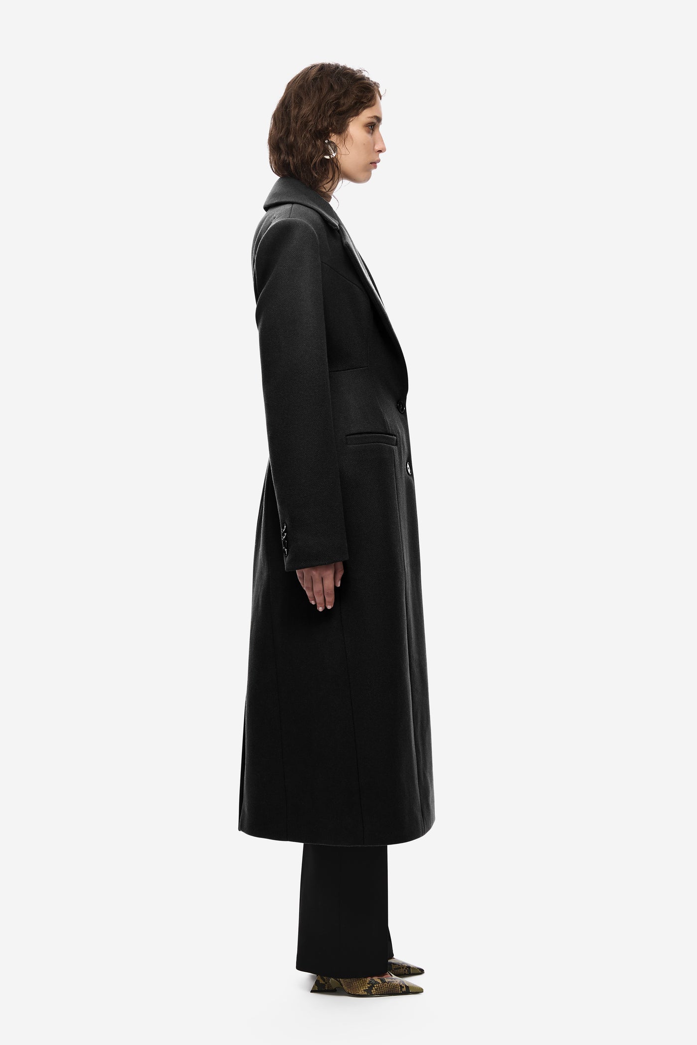 THE HOURGLASS TAILORED WOOL COAT